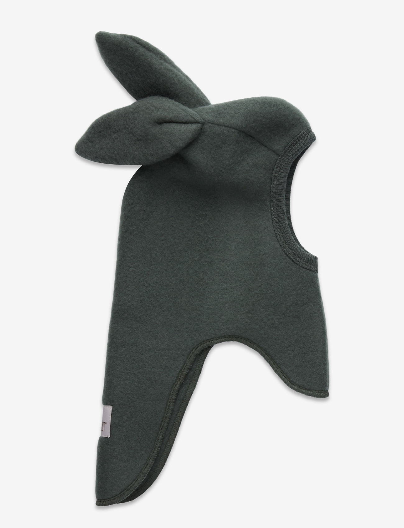 Huttelihut - Balaclava Ears Wool Fleece - beetle - 0