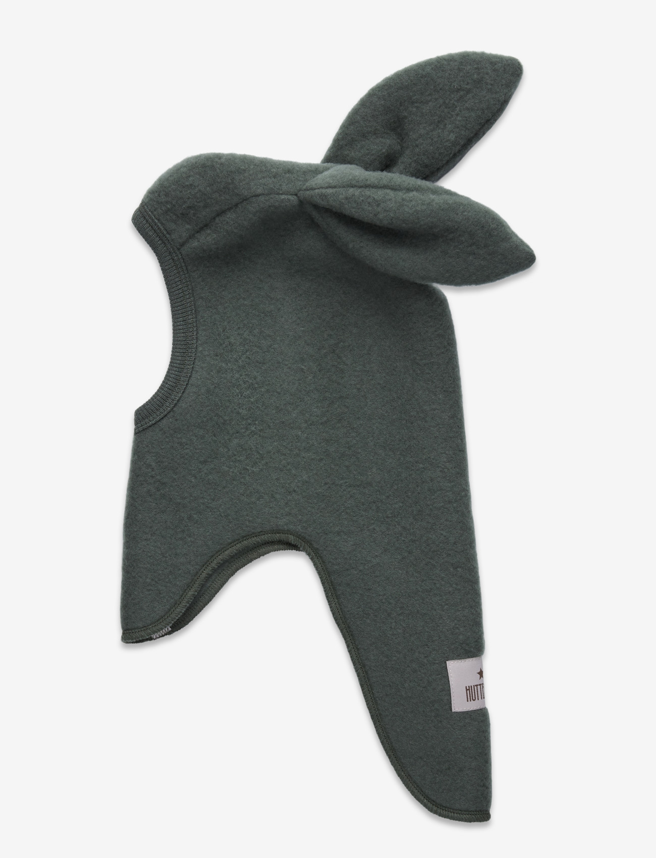 Huttelihut - Balaclava Ears Wool Fleece - beetle - 1