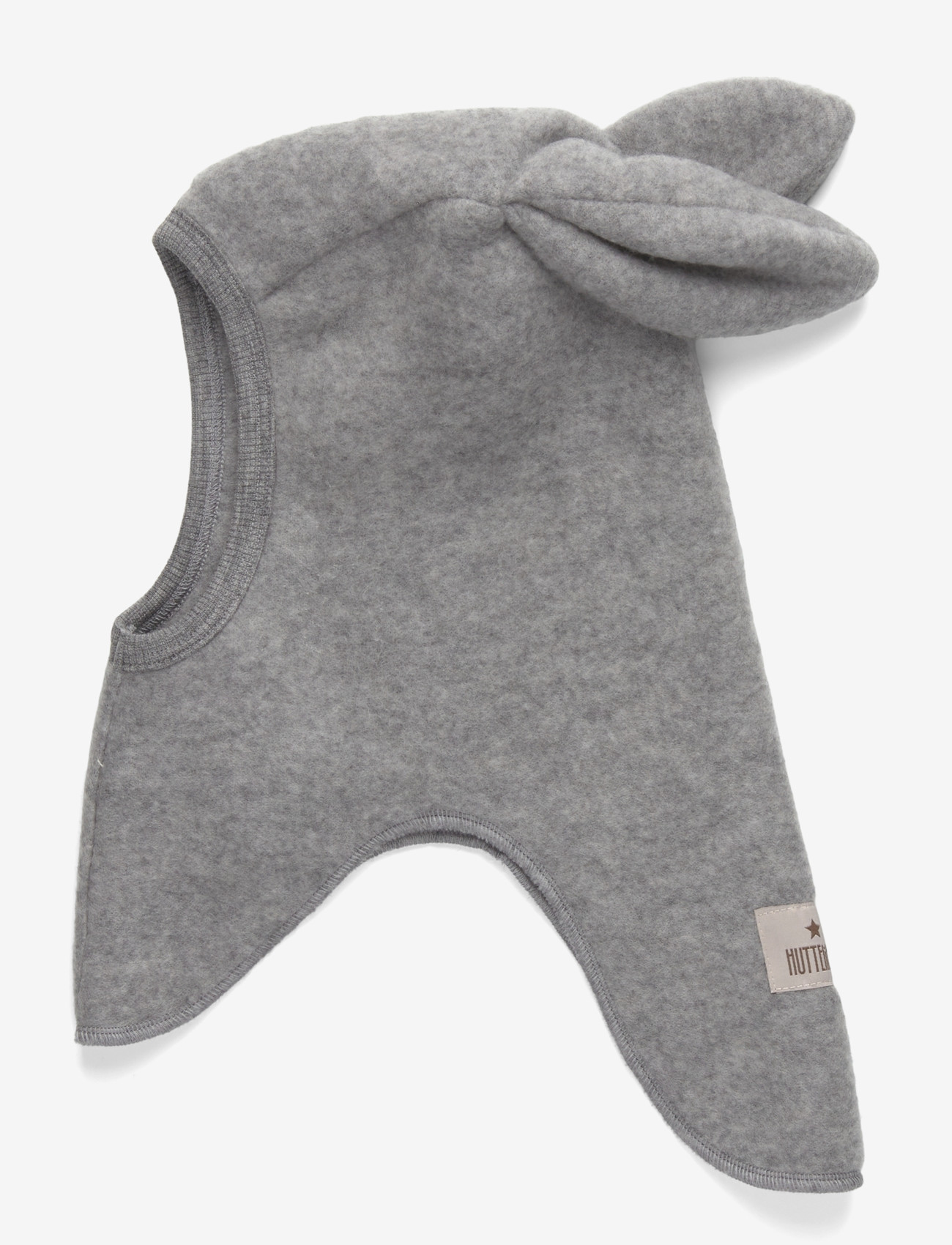 Huttelihut - Balaclava Ears Wool Fleece - medium grey melange - 1