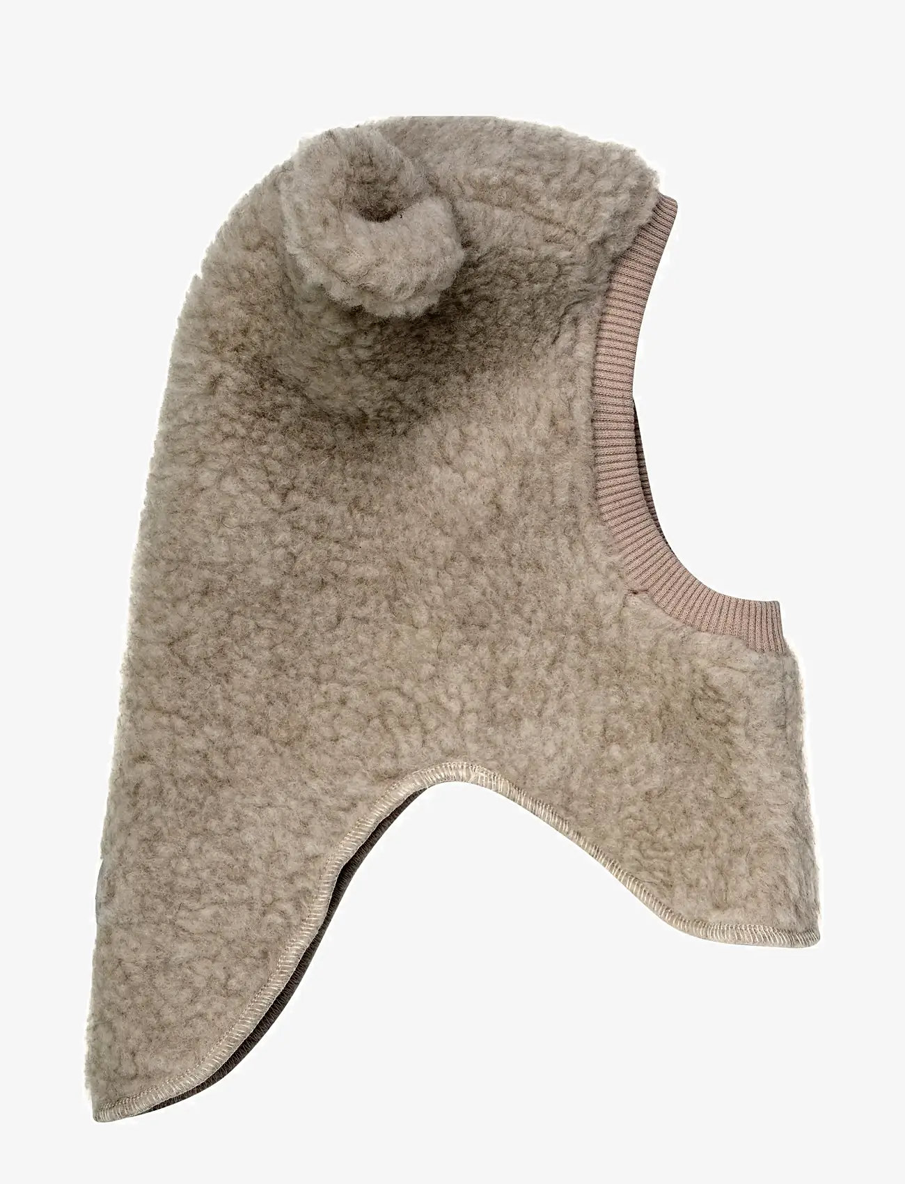 Huttelihut - Balaclava Ears Wool Teddy - zubehör - camel melange - 1