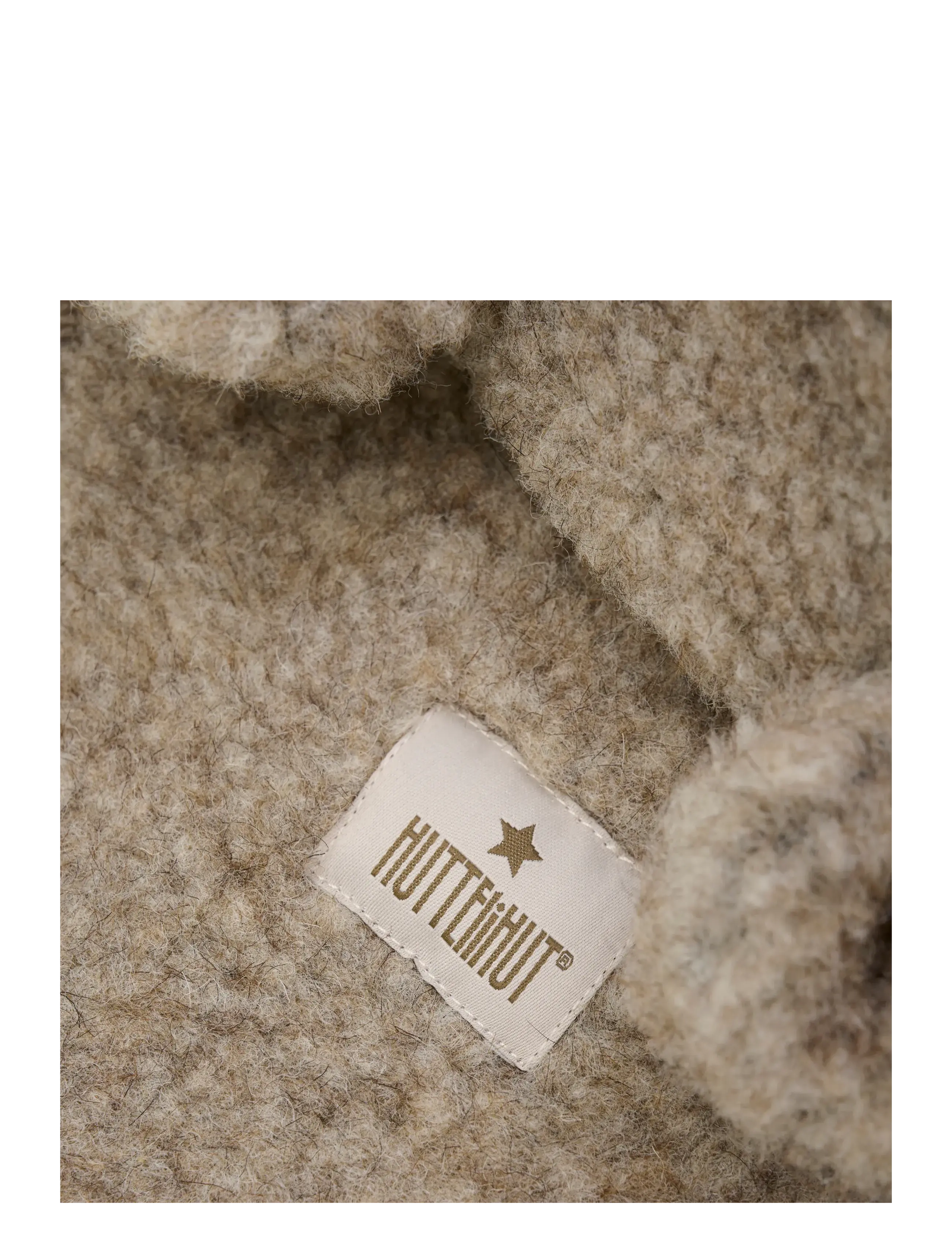 Huttelihut - Balaclava Ears Wool Teddy - camel melange - 2