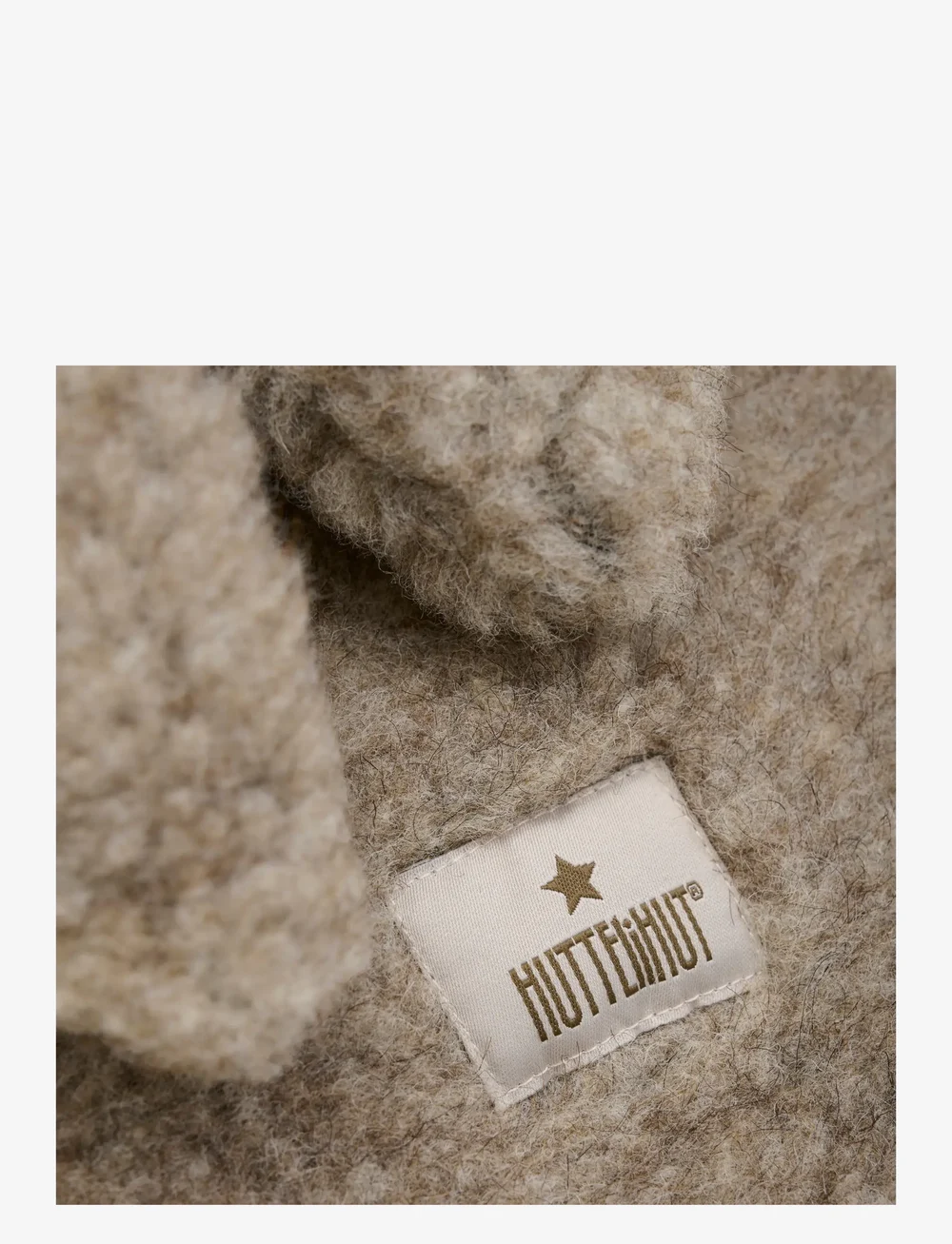 Huttelihut - Balaclava Ears Wool Teddy - vinter tilbehør - camel melange - 2