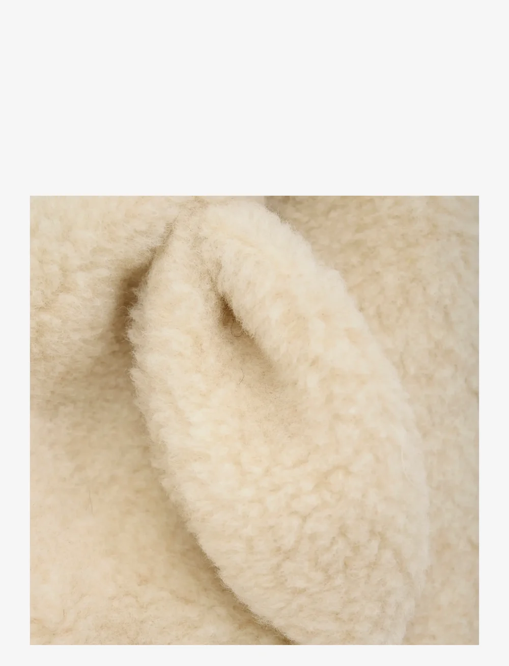 Huttelihut - Balaclava Ears Wool Teddy - vinter tilbehør - cement - 2