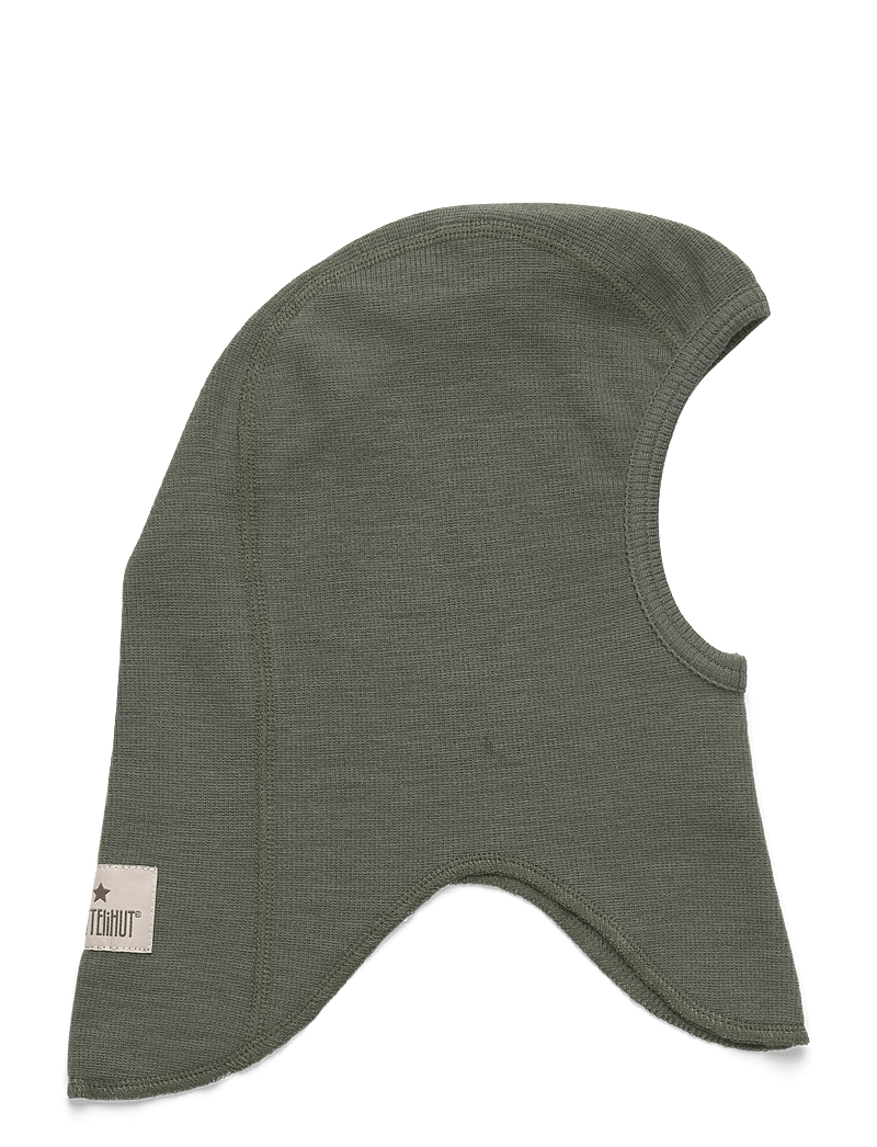 Huttelihut - Balaclava Wool Rib - vinteraccessoarer - beetle - 0