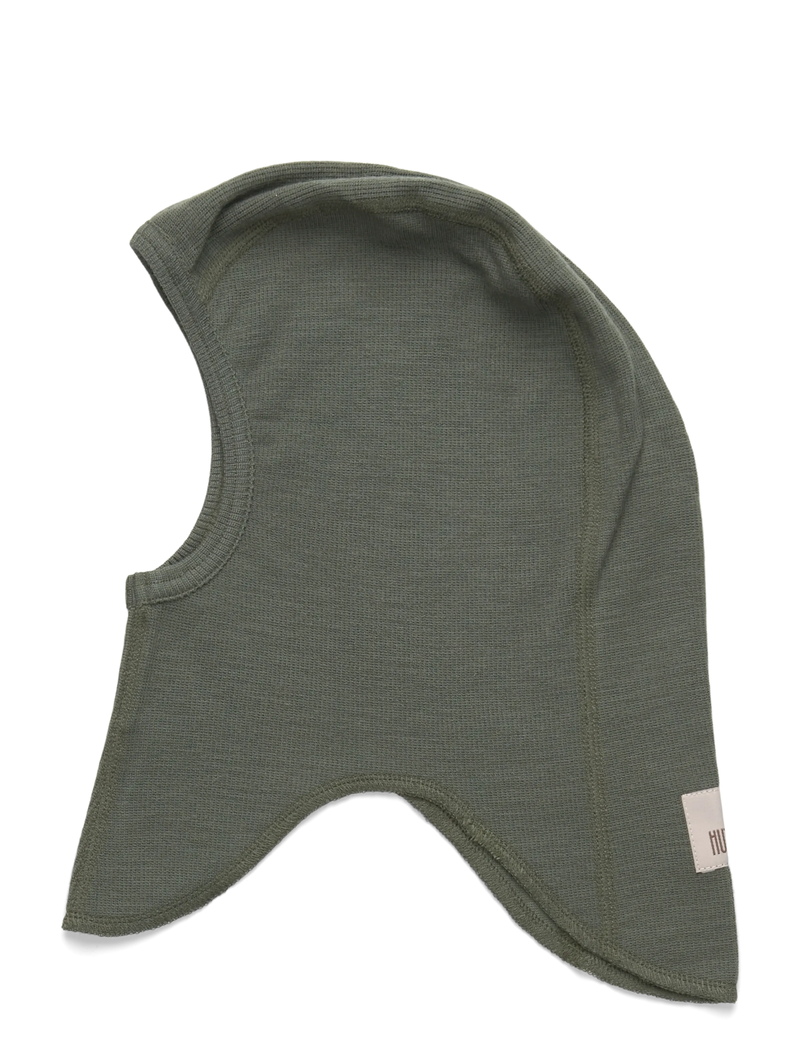 Huttelihut - Balaclava Wool Rib - beetle - 1