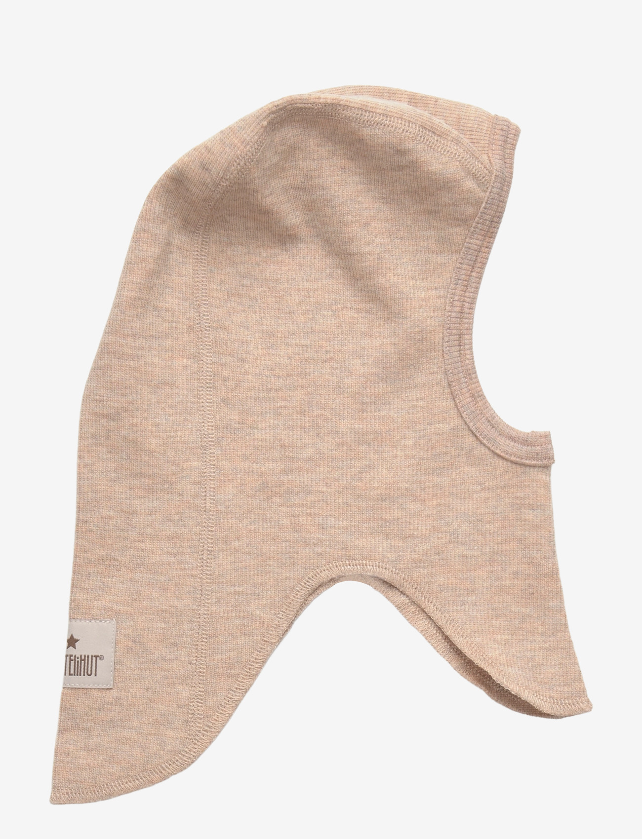 Huttelihut - Balaclava Wool Rib - camel melange - 0
