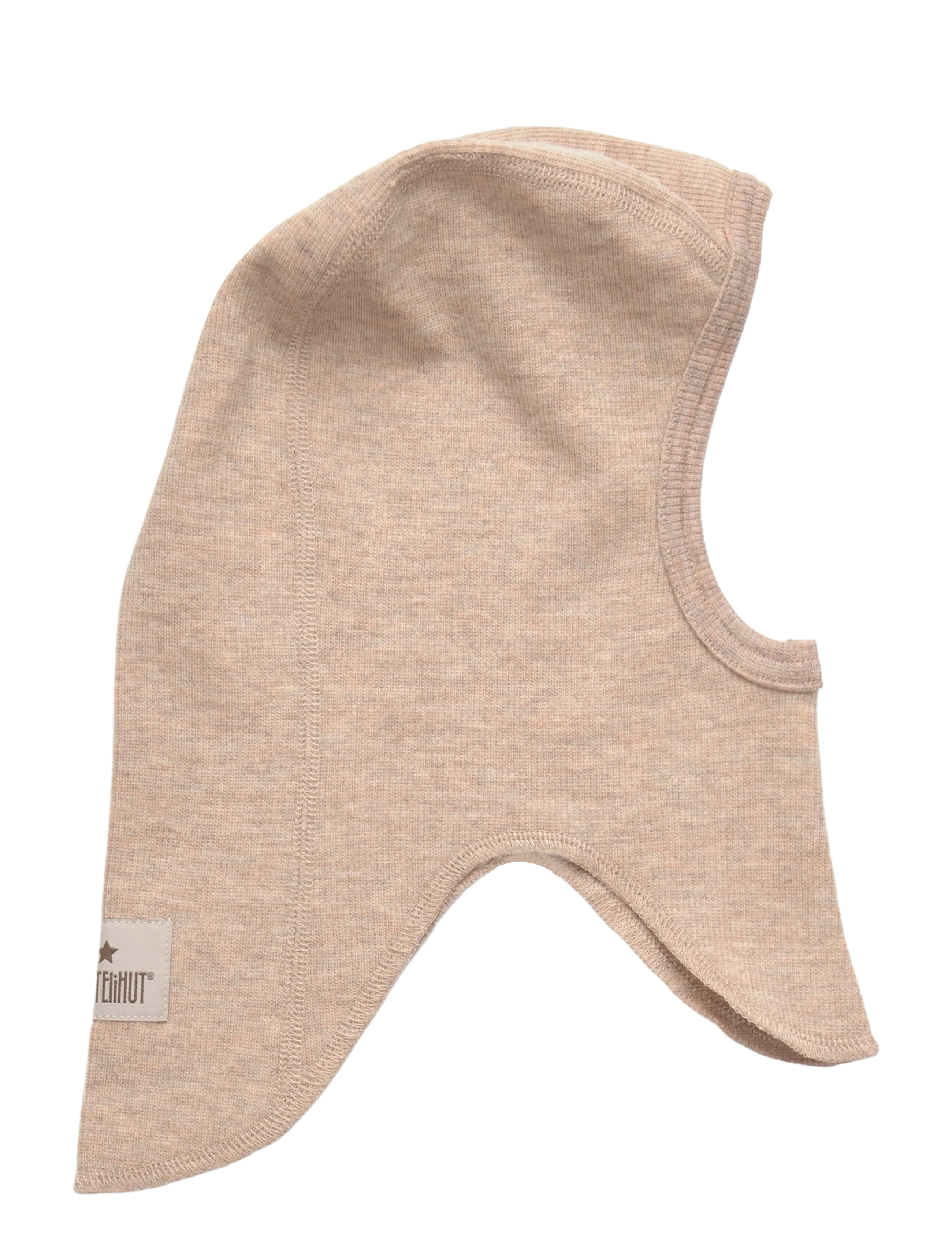 Huttelihut Balaclava Wool Rib - Accessories - CAMEL MELANGE / beige