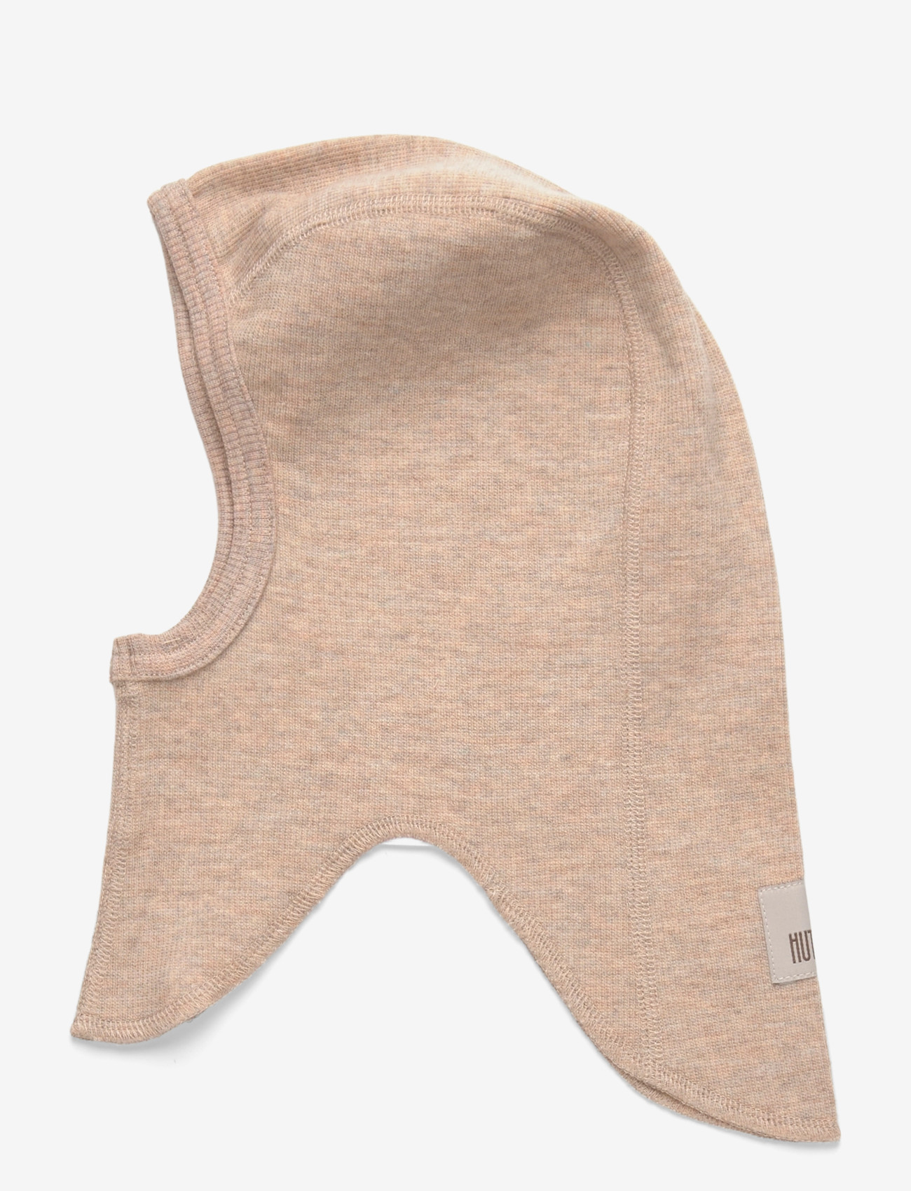 Huttelihut - Balaclava Wool Rib - camel melange - 1