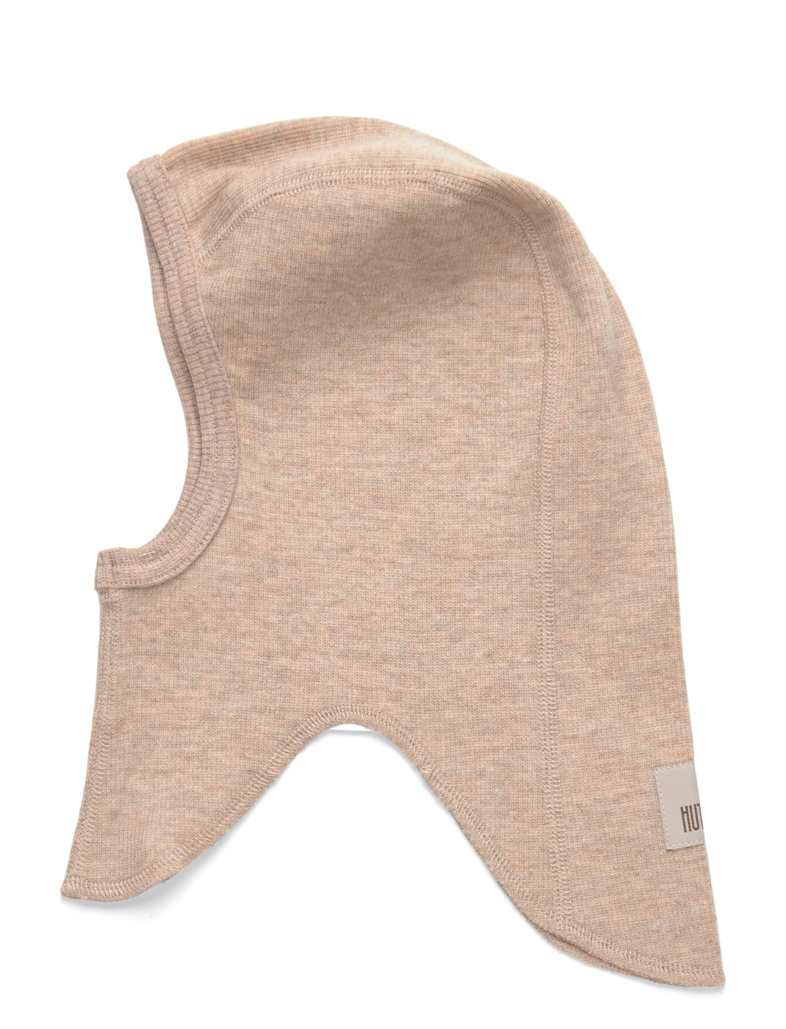 Huttelihut - Balaclava Wool Rib - camel melange - 1