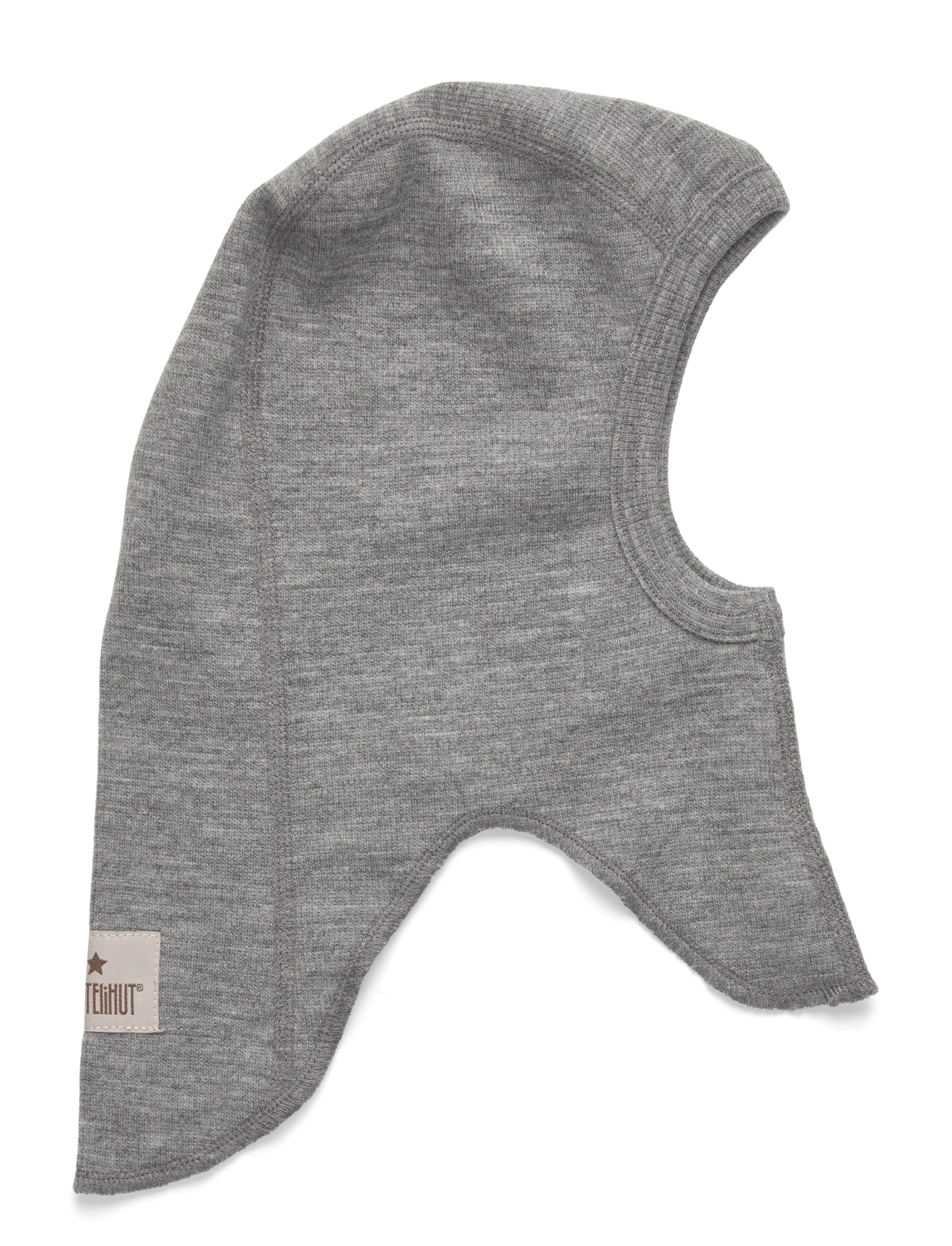 Balaclava Wool Rib - MEDIUM GREY MELANGE