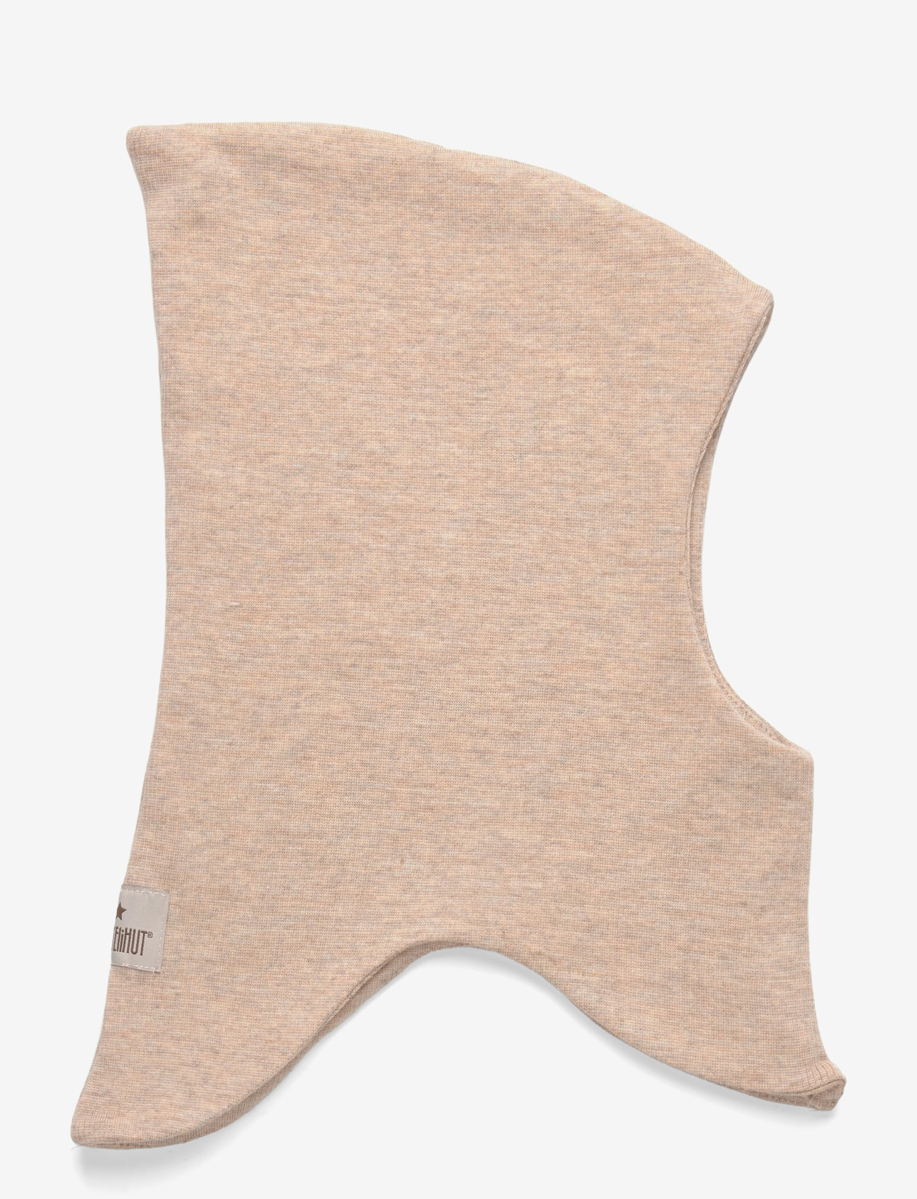 Huttelihut - Balaclava Wool Rib 2-layer - camel melange - 0