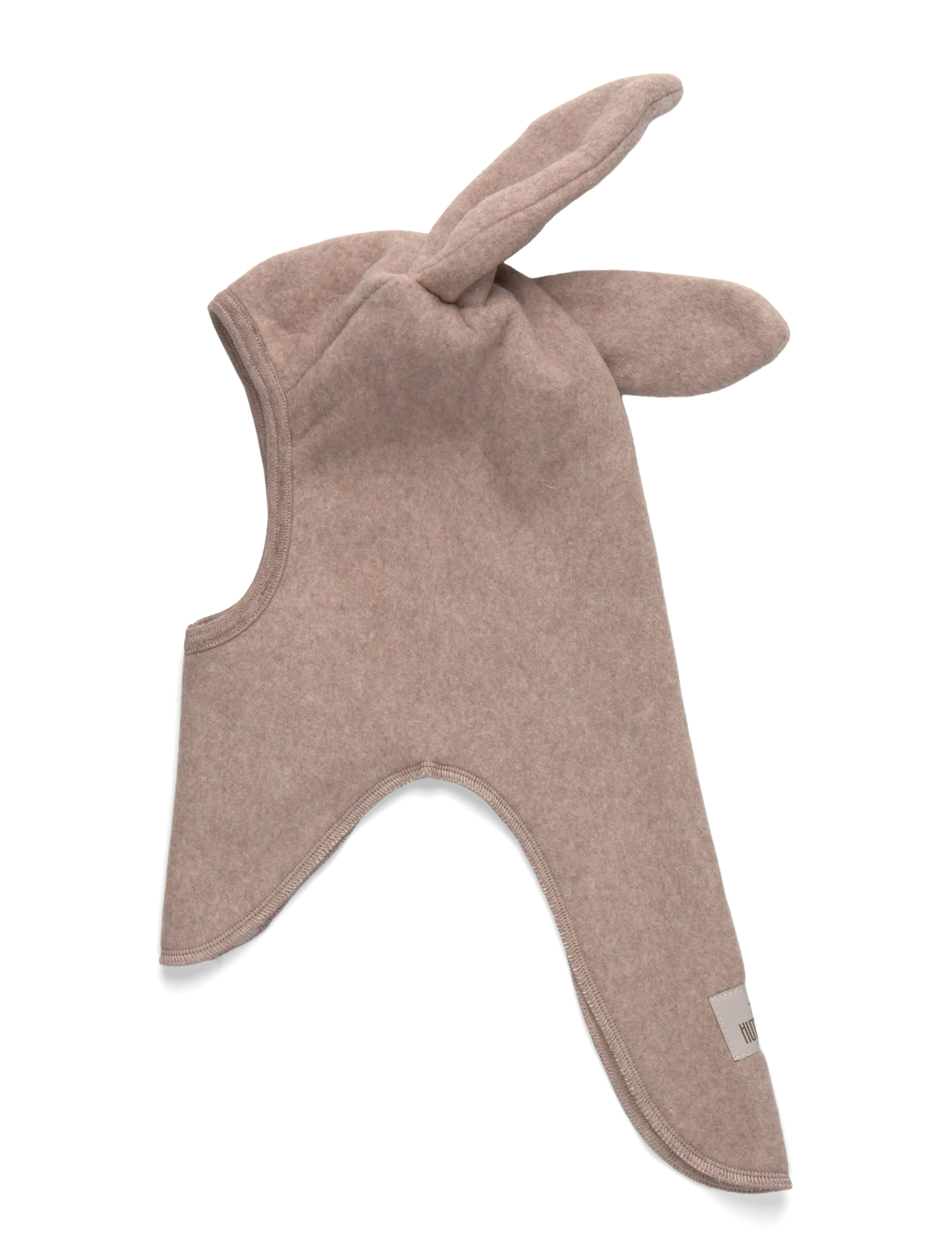 Huttelihut - Balaclava Ears Cotton Fleece - savannah melange - 1