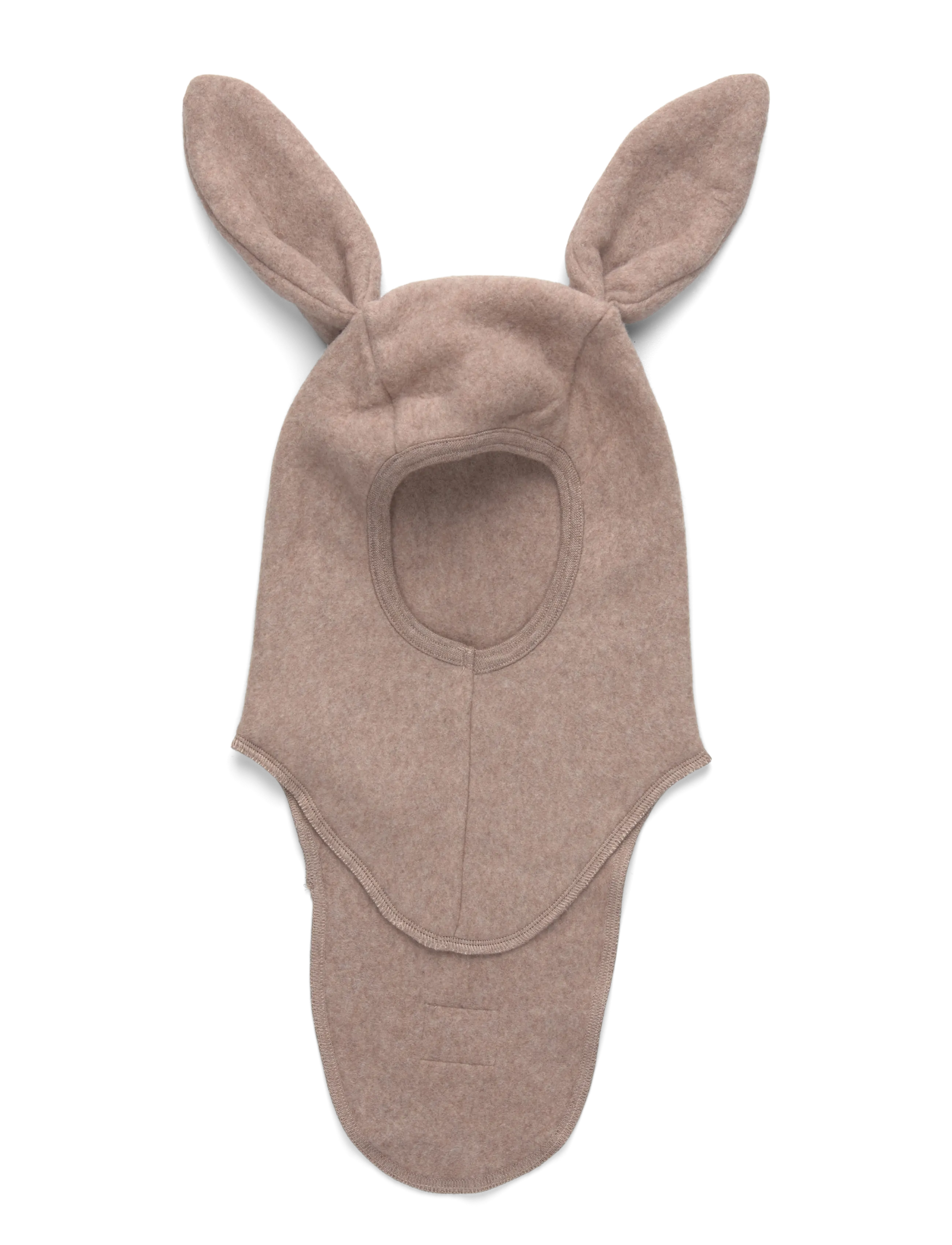 Huttelihut - Balaclava Ears Cotton Fleece - savannah melange - 2