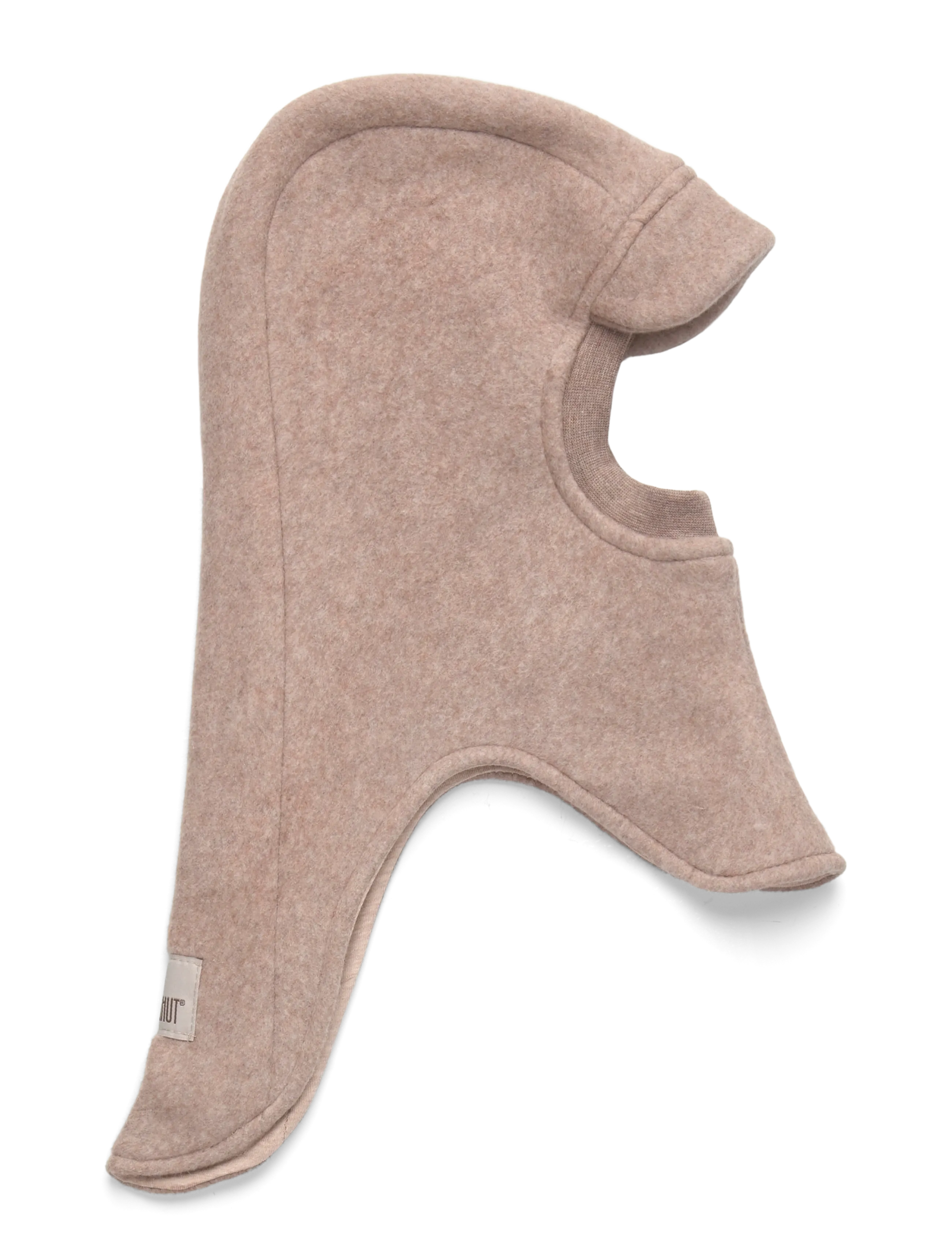 Huttelihut Balaclava Cotton Fleece w. Lin - Asusteet - SAVANNAH MELANGE / beige