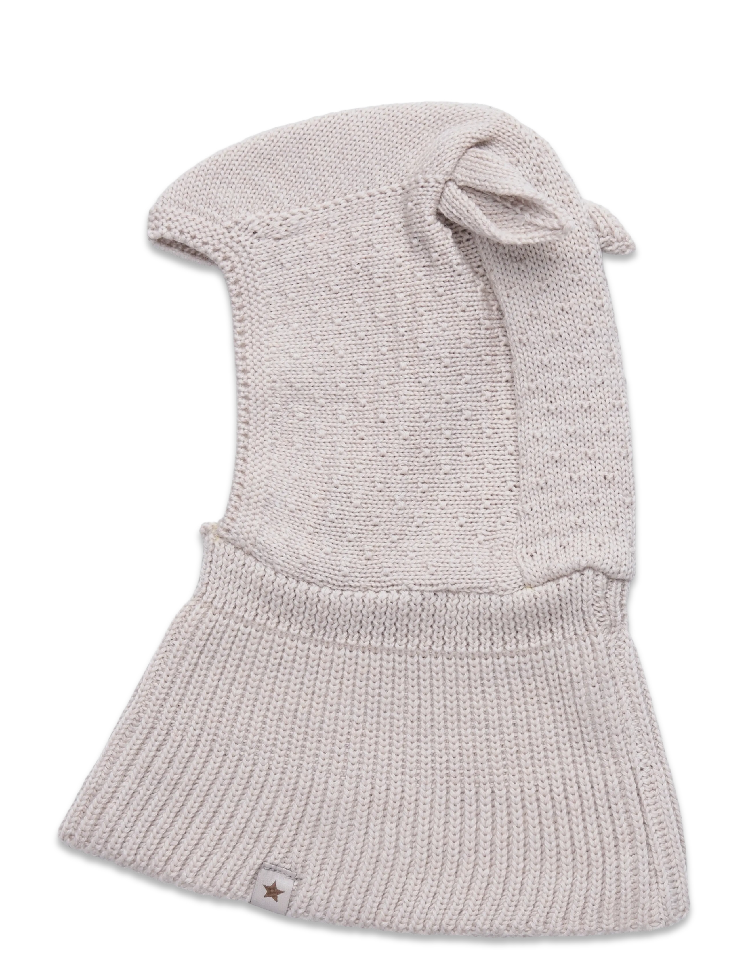 Huttelihut - Balaclava Ears Wool Knit - sand melange - 1
