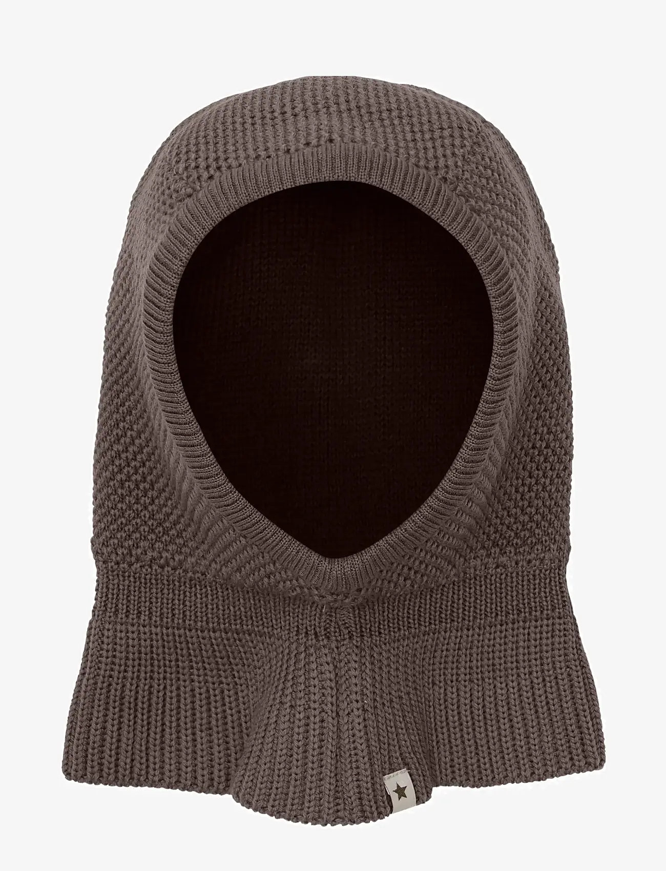 Huttelihut - Balaclava Wool Knit Windstop - mütsid ja nokkmütsid - brown melange - 1