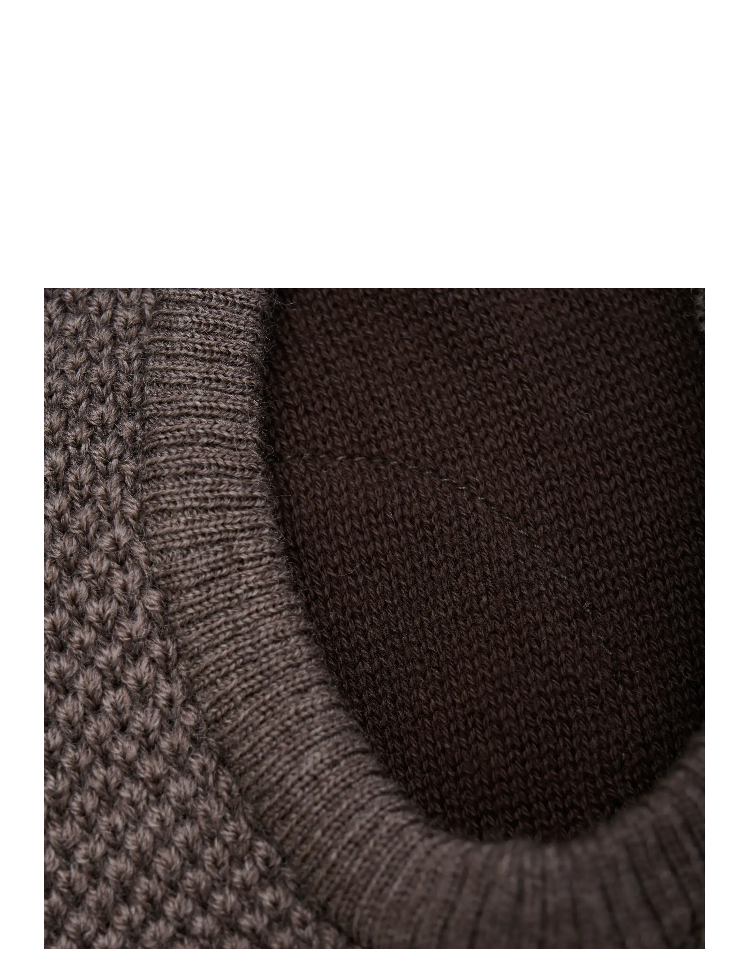 Huttelihut - Balaclava Wool Knit Windstop - cepures un cepures ar nagu - brown melange - 2