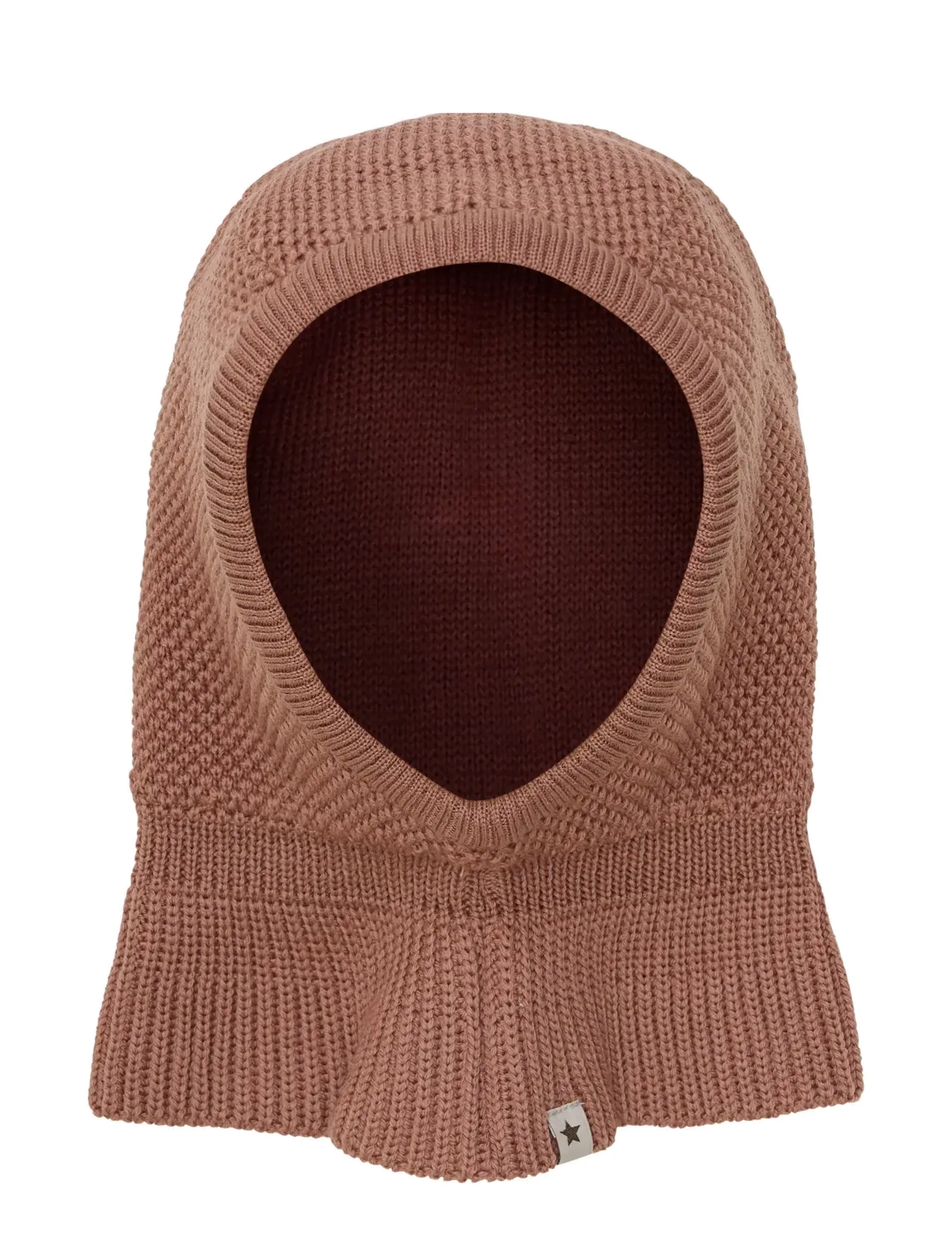 Huttelihut - Balaclava Wool Knit Windstop - mössor & kepsar - burlwood - 1