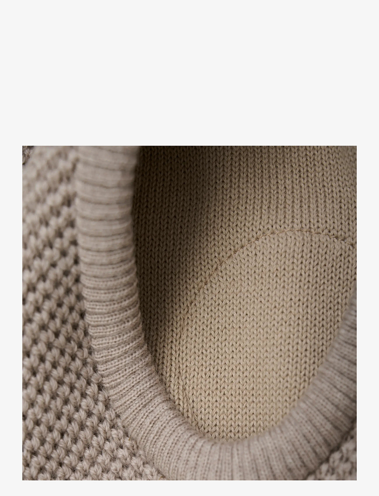 Huttelihut - Balaclava Wool Knit Windstop - mützen & caps - camel melange - 2