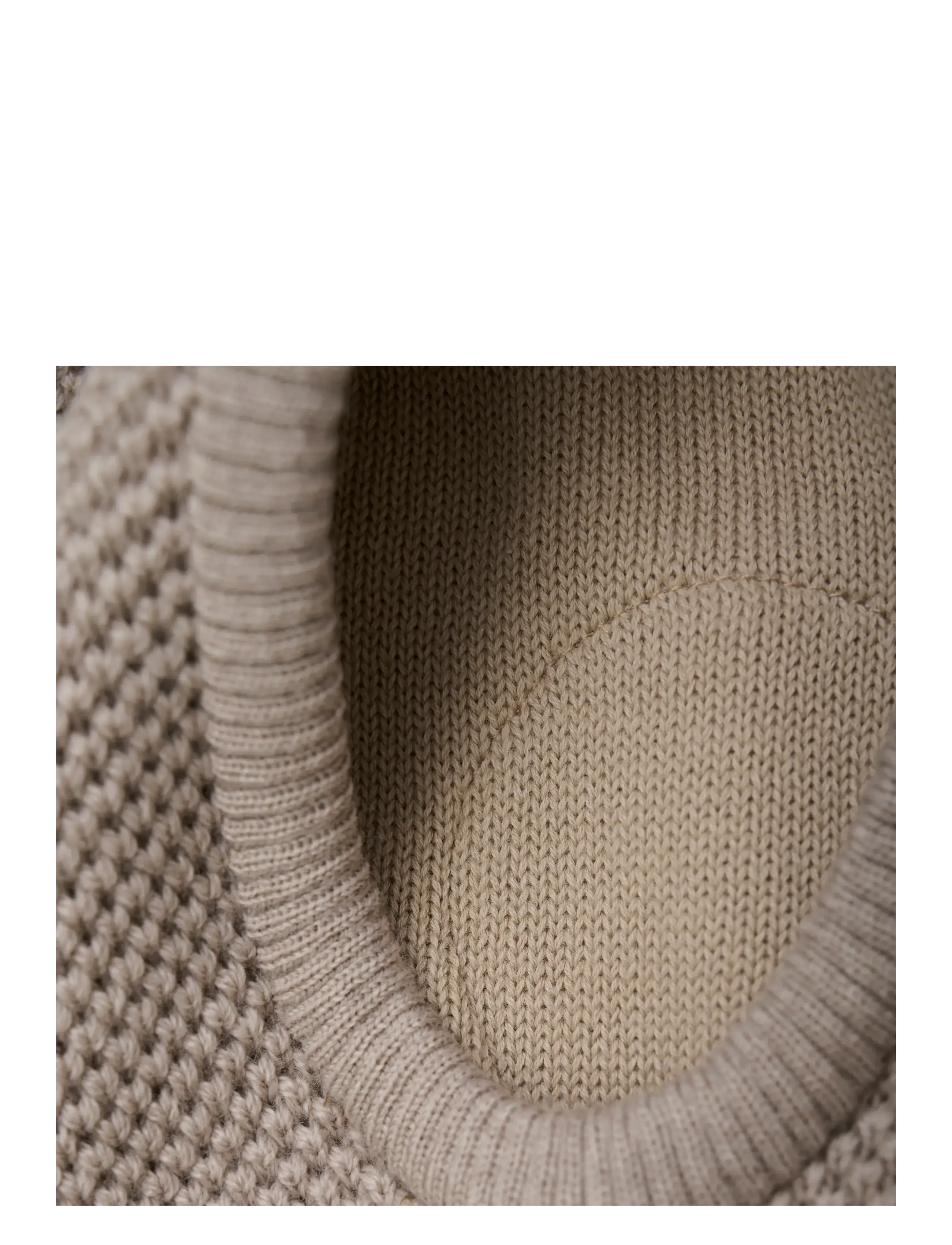 Huttelihut - Balaclava Wool Knit Windstop - mützen & caps - camel melange - 2
