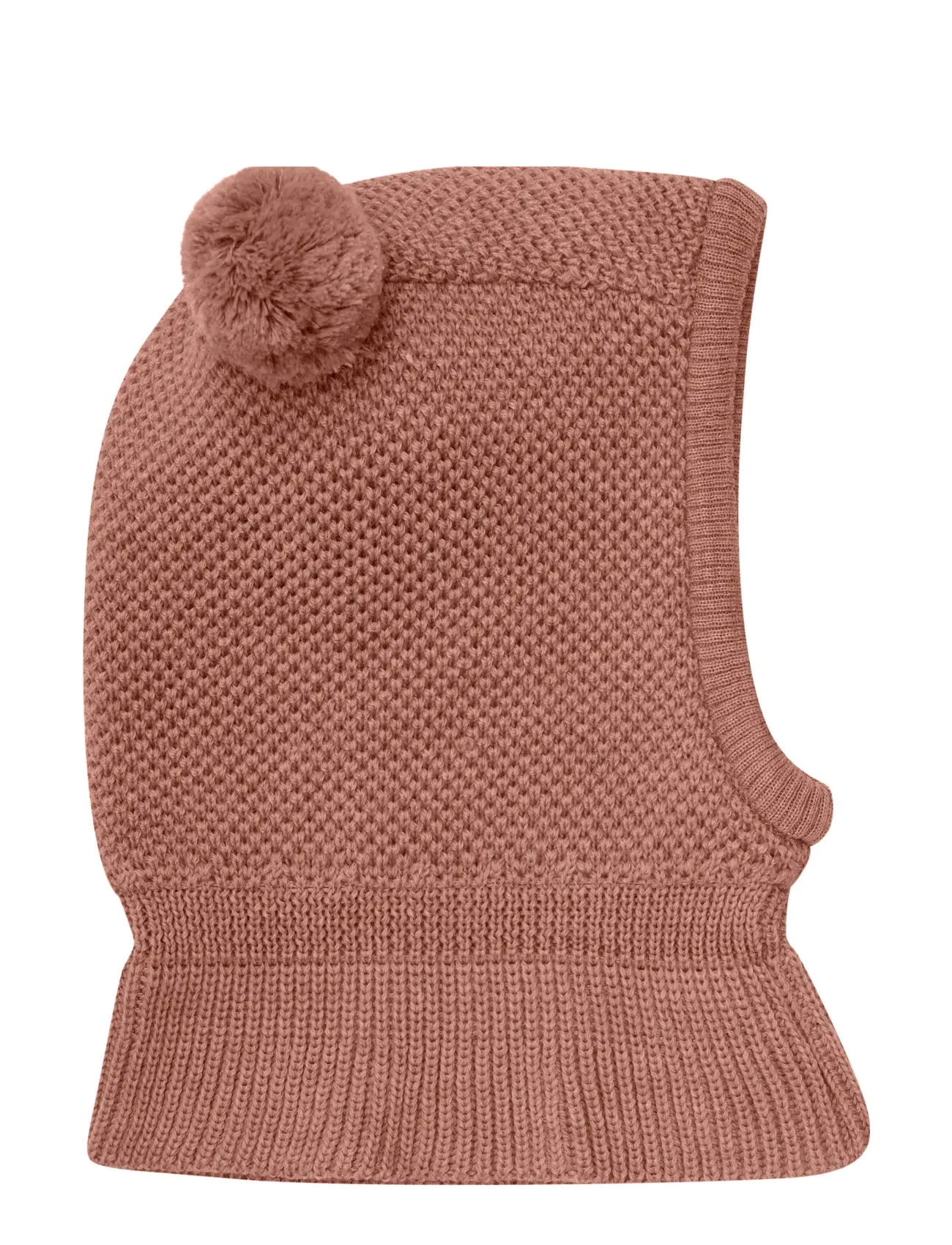 Huttelihut - Balaclava Windstop Pompoms - burlwood - 1