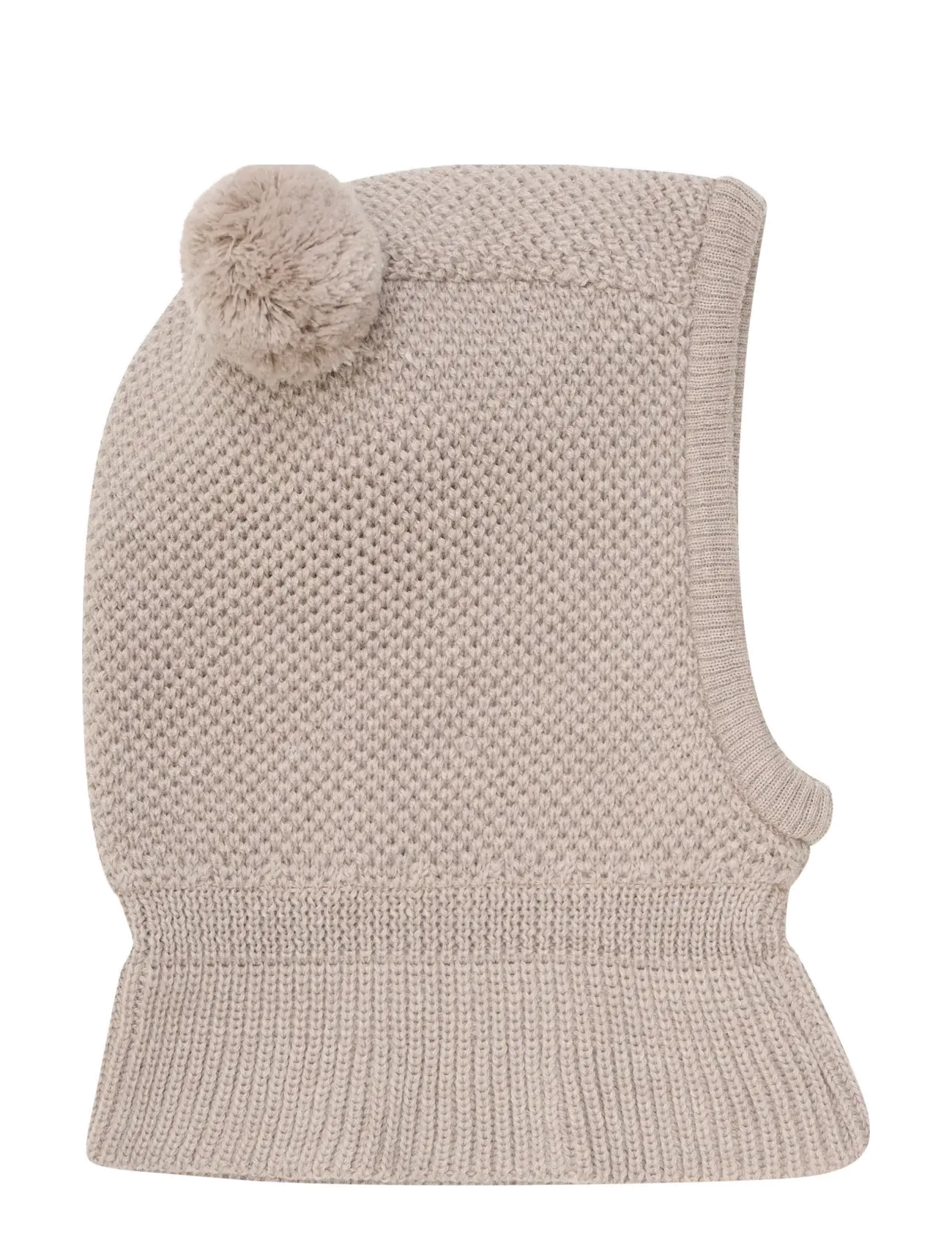 Huttelihut - Balaclava Windstop Pompoms - camel melange - 1