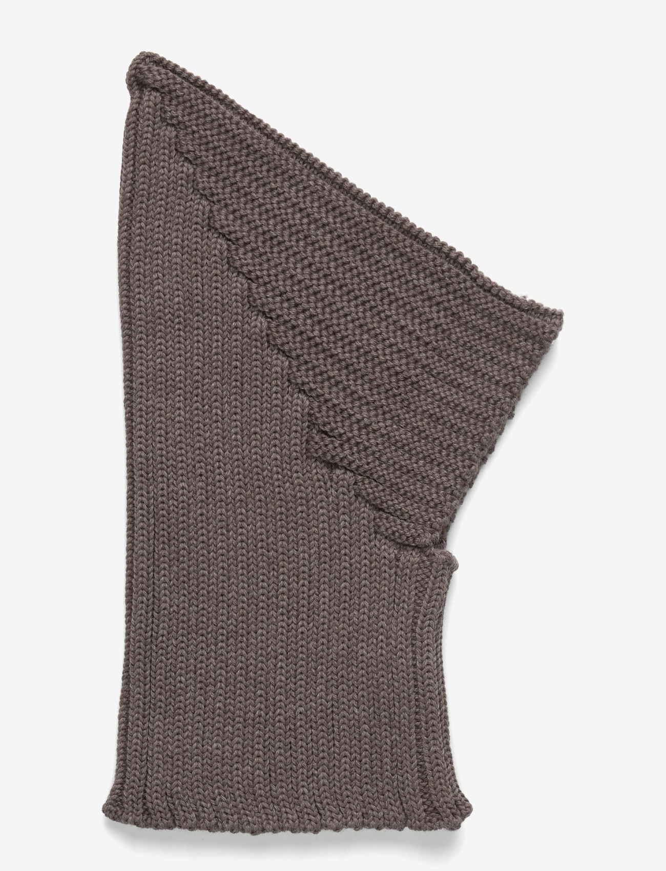 Huttelihut - Balaclava Pixie Wool Knit - accessories - brown melange - 1
