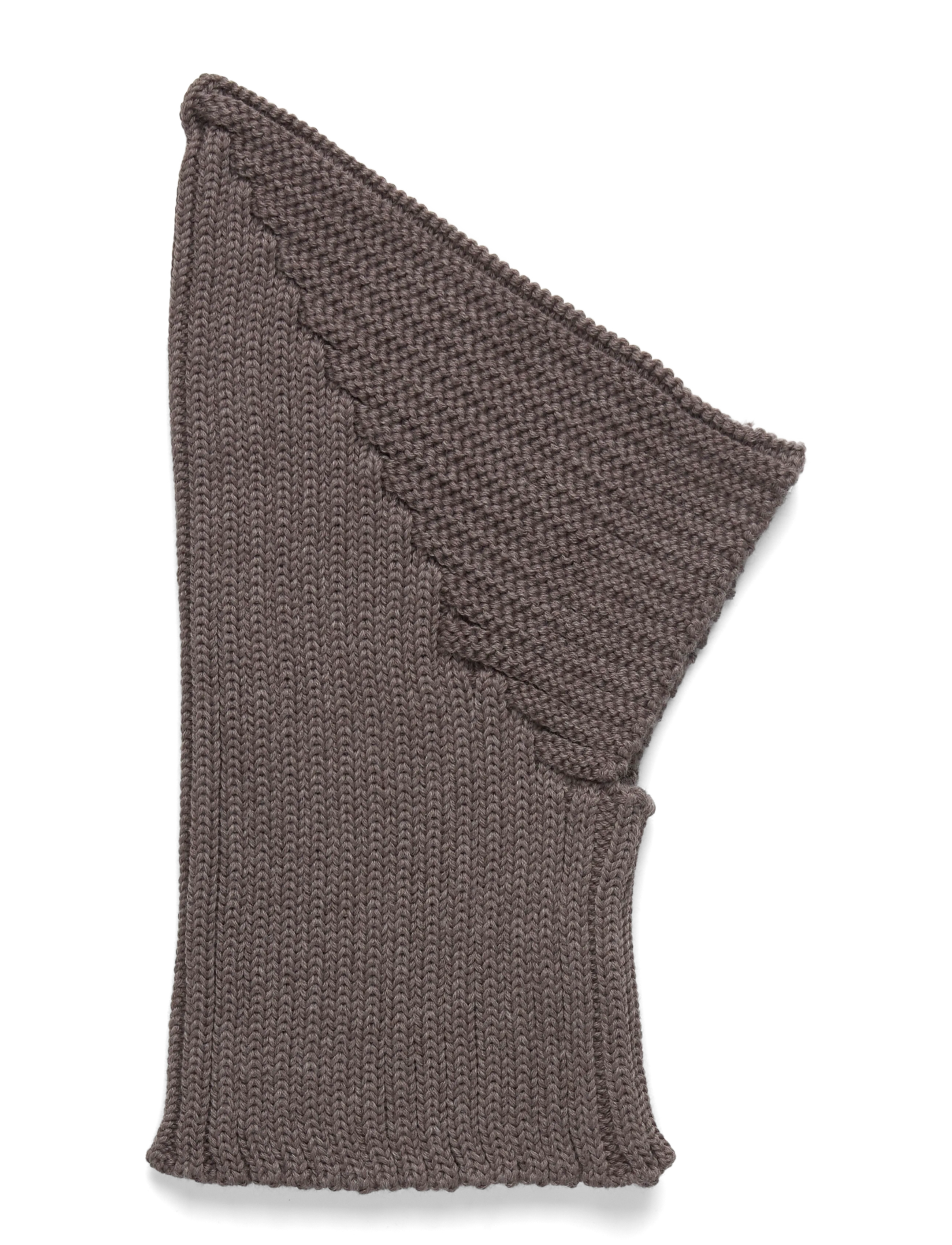 Huttelihut - Balaclava Pixie Wool Knit - aksessuaarid - brown melange - 1
