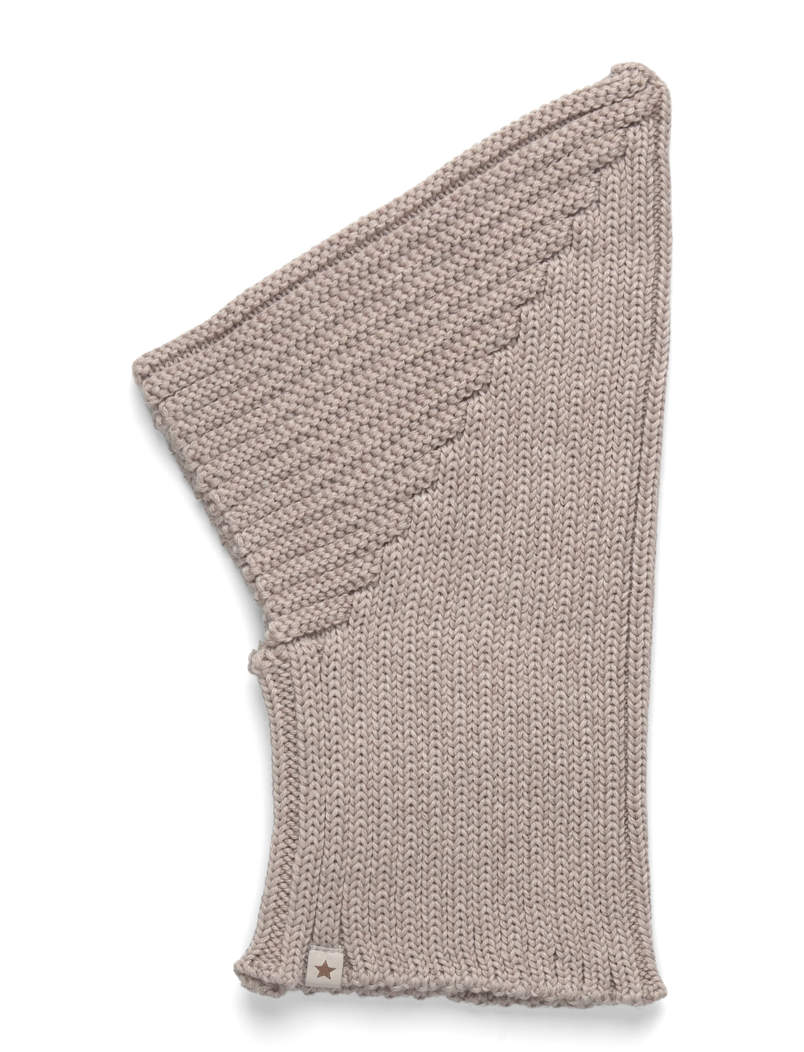 Balaclava Pixie Wool Knit - CAMEL MELANGE