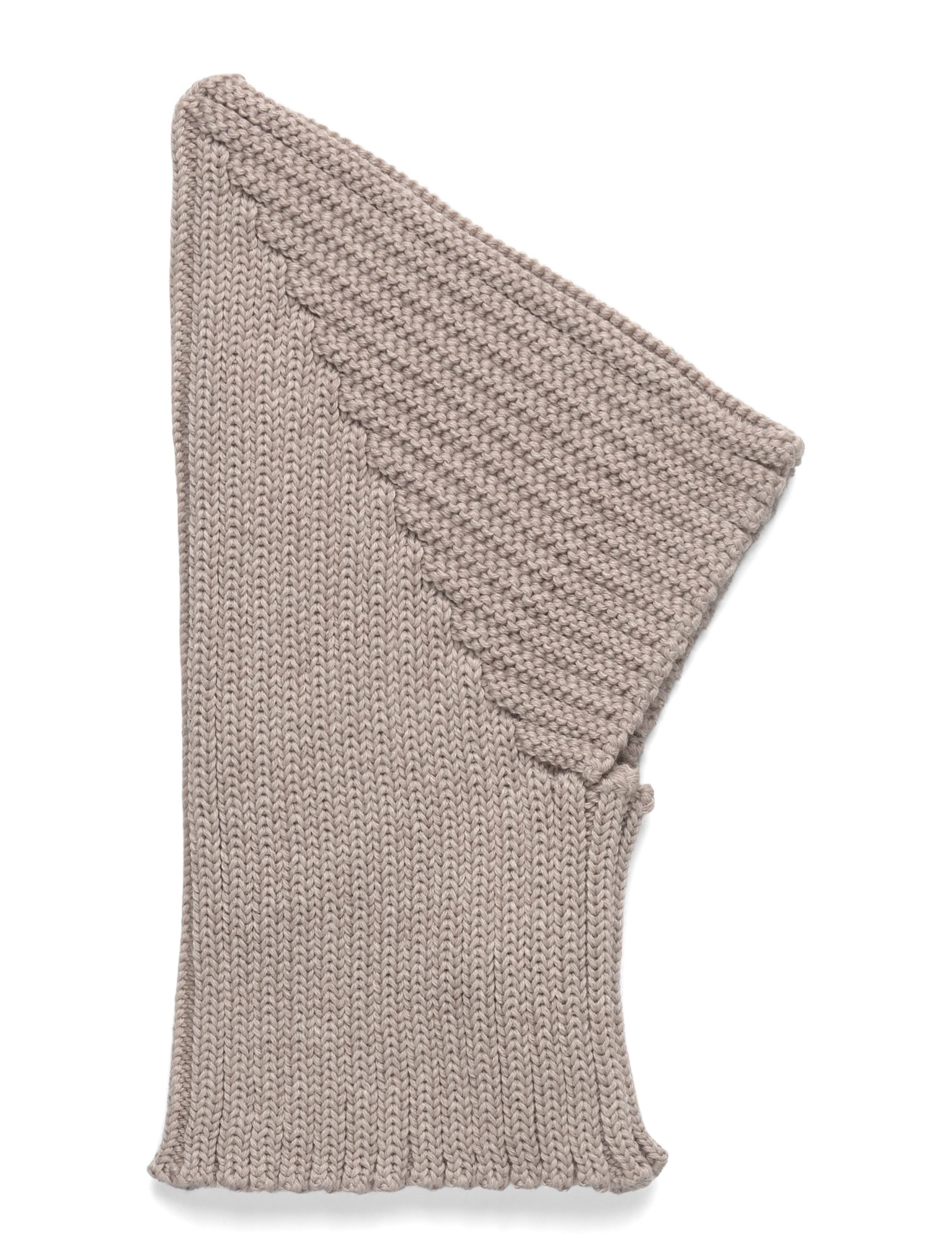 Huttelihut - Balaclava Pixie Wool Knit - accessories - camel melange - 1