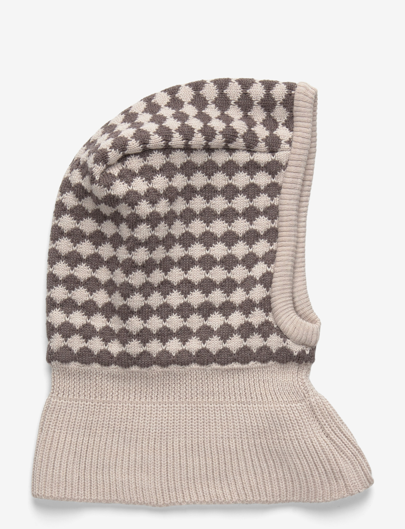 Huttelihut - Balaclava Wool Knit Windstop - brown melange - 0