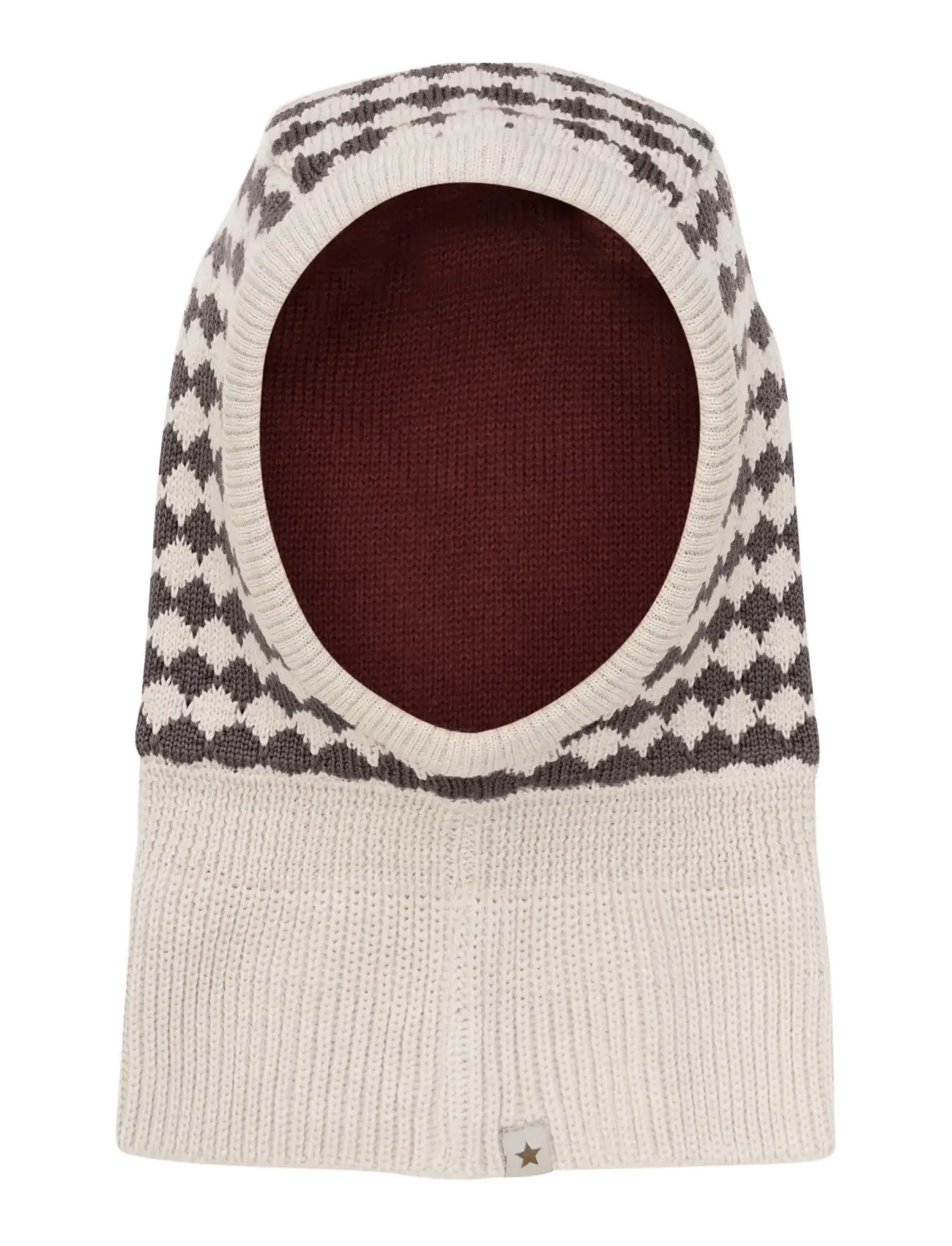 Huttelihut - Balaclava Wool Knit Windstop - brown melange - 1