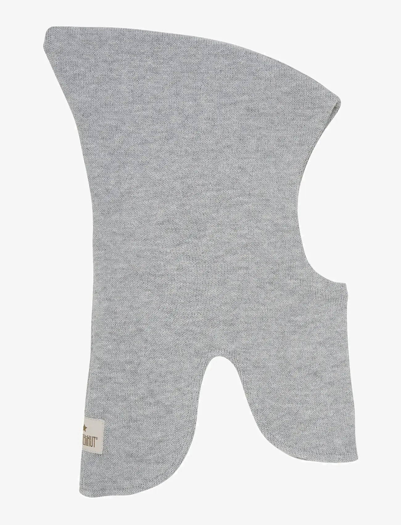 Huttelihut - Balaclava Wool Knit Windstop - laveste priser - light grey melange - 0