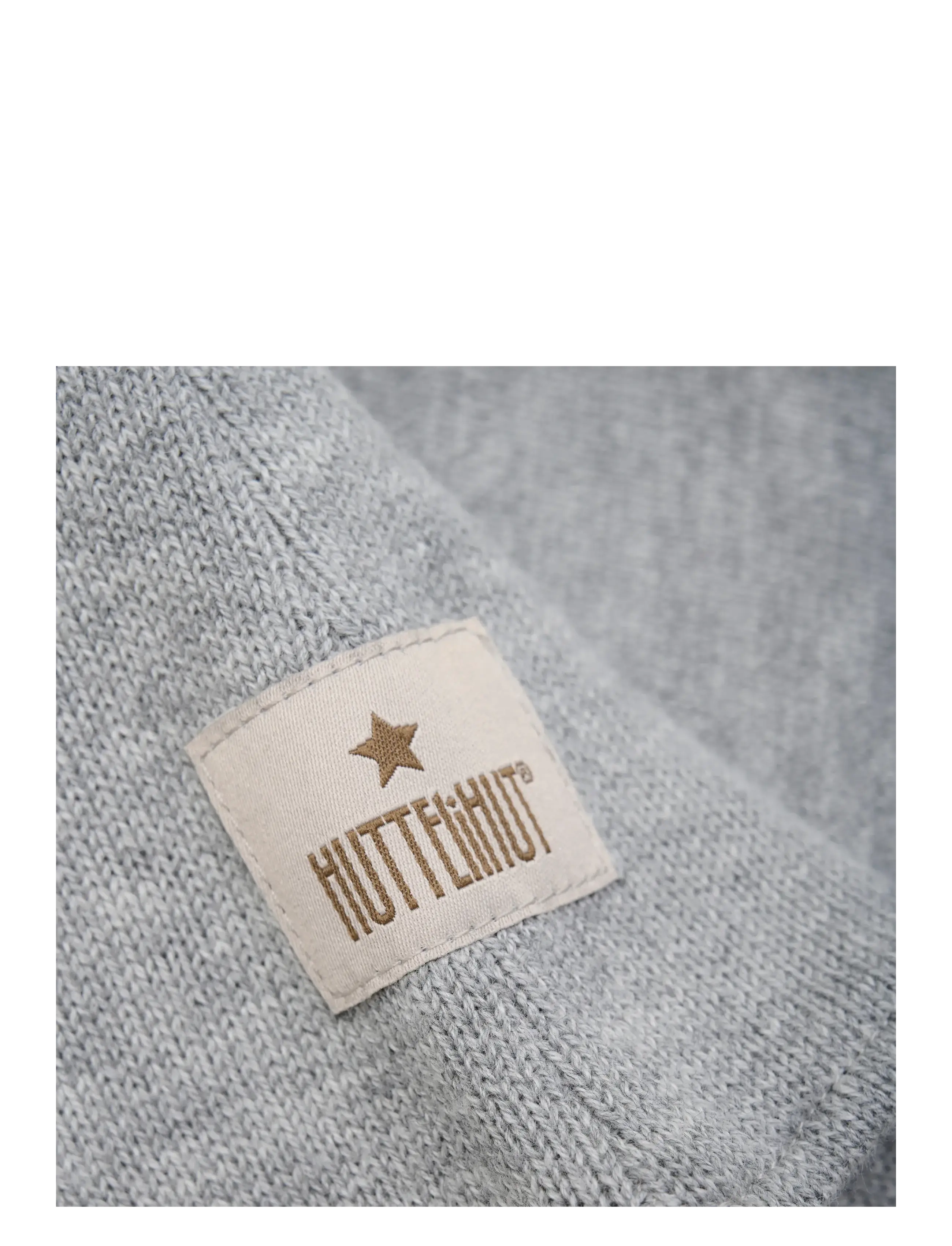 Huttelihut - Balaclava Wool Knit Windstop - hats & caps - light grey melange - 2