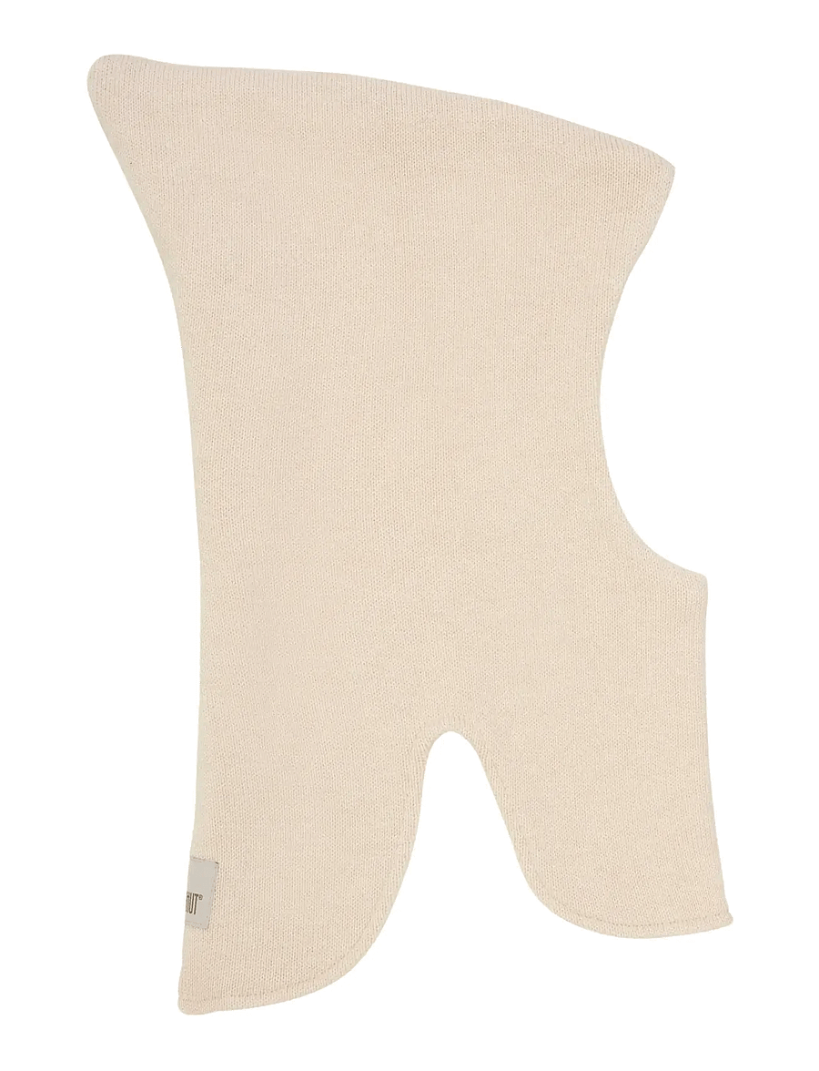 Huttelihut - Balaclava Wool Knit Windstop - mössor & kepsar - sand melange - 0