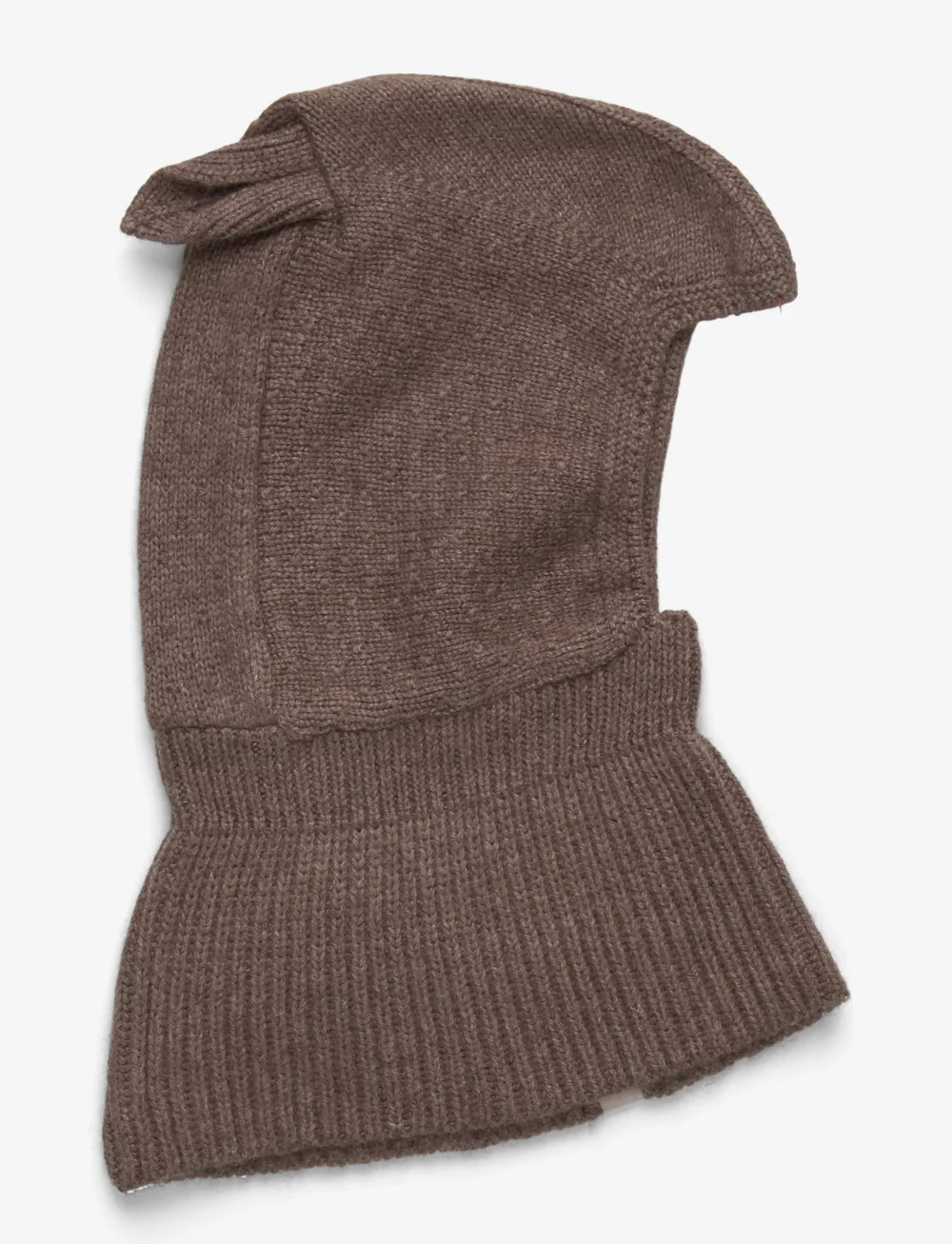 Huttelihut - Balaclava Ears Wool Knit - winteraccessoires - brown melange - 0