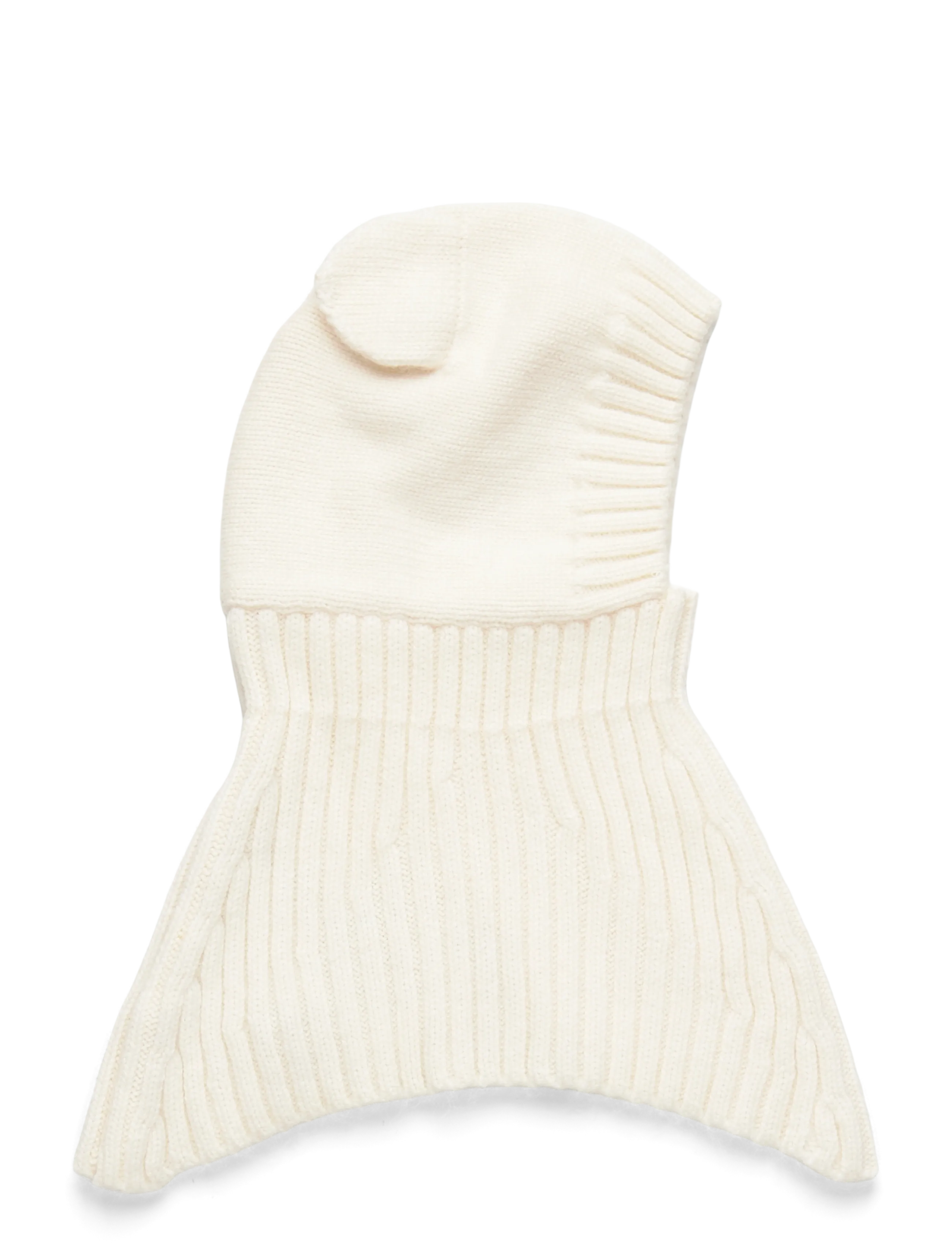 Huttelihut - Balaclava Ears Wool Knit - off-white - 1
