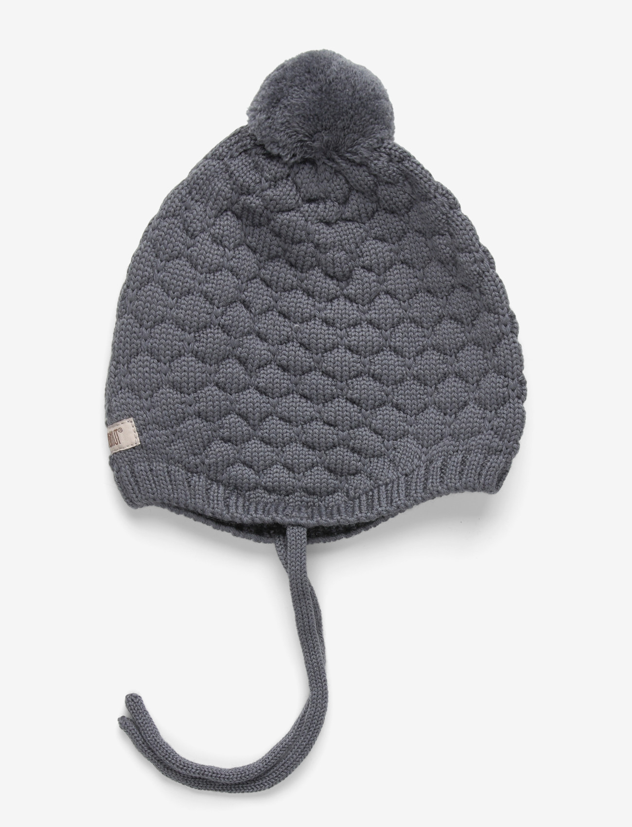 Huttelihut - Bonnet Wool Knit Pompom - accessories - turbulence - 1