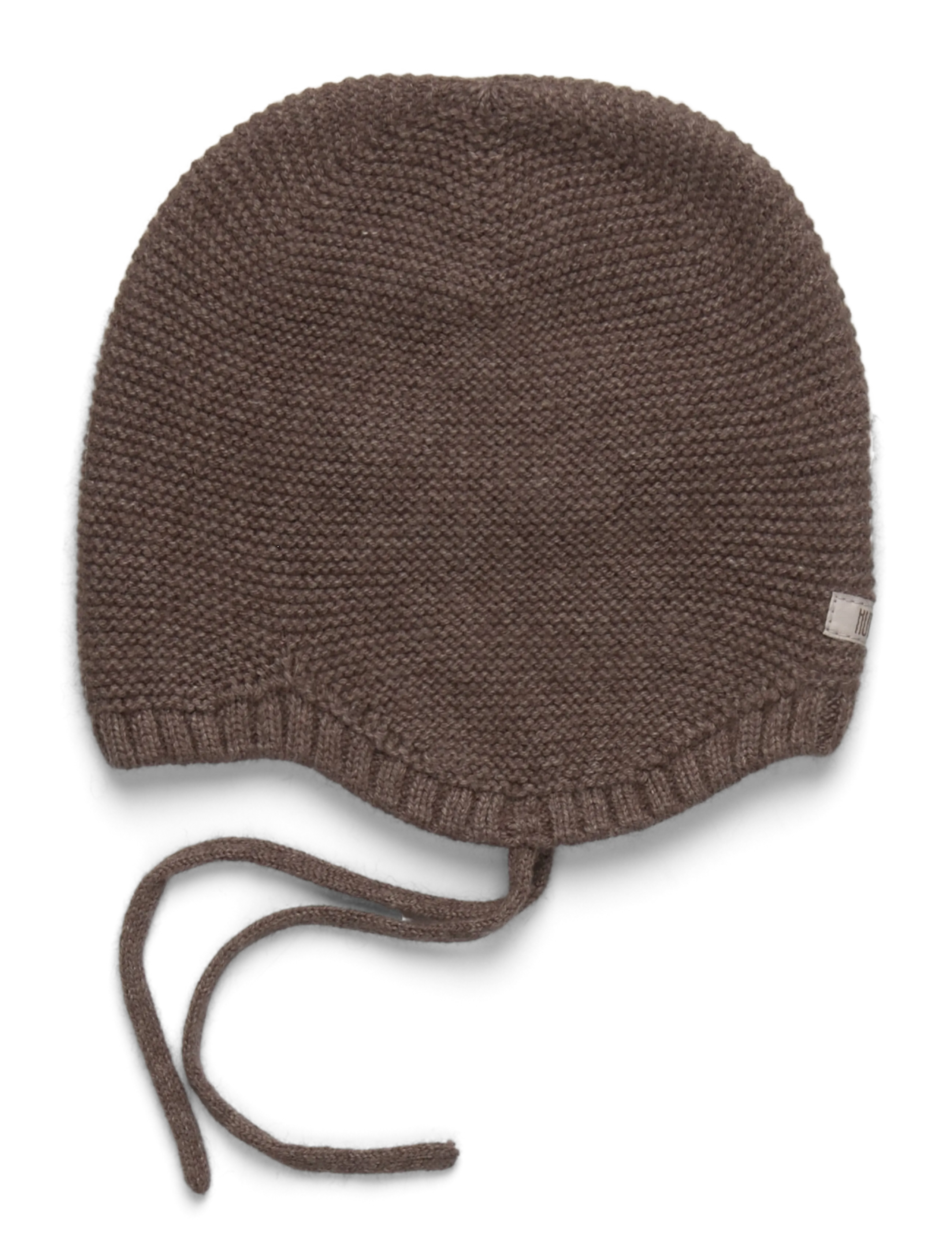Huttelihut - Bonnet Wool Knit - brown melange - 1