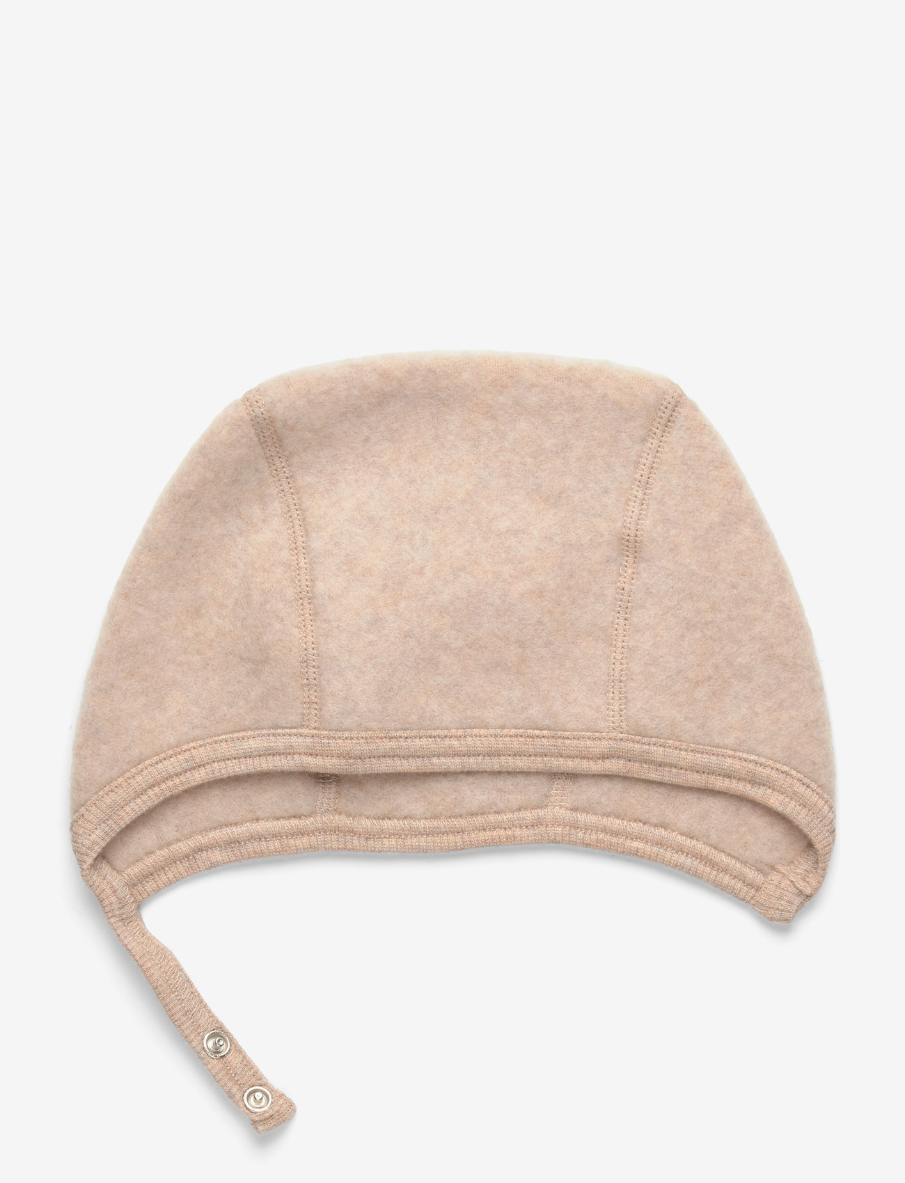 Huttelihut - Bonnet Wool Fleece - babyhuer - camel melange - 0