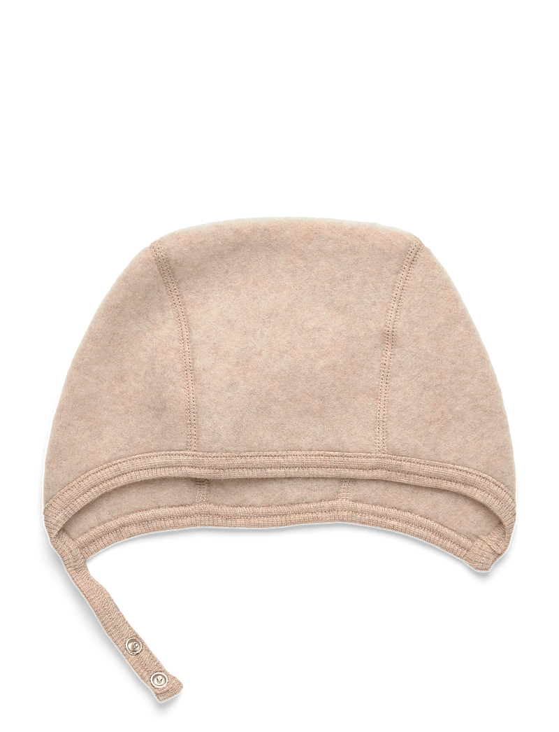 Huttelihut - Bonnet Wool Fleece - babyhuer - camel melange - 0