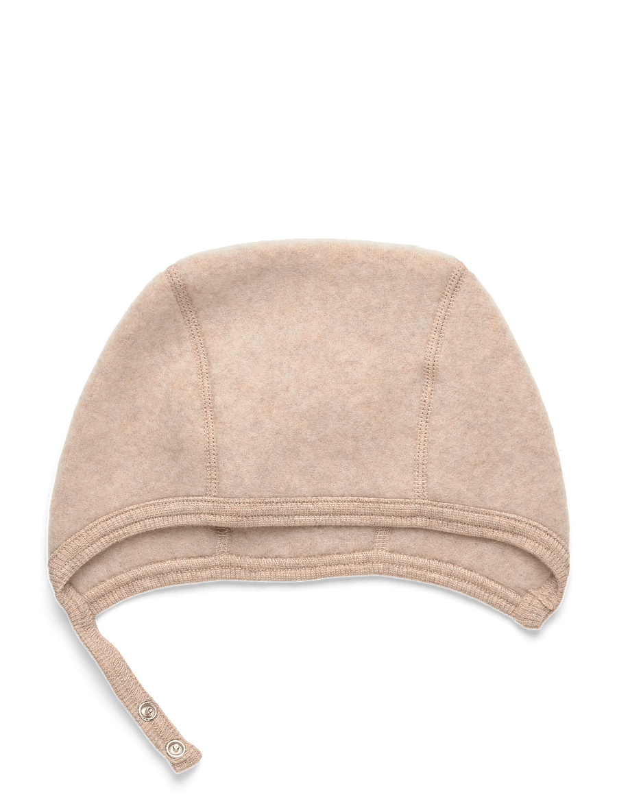 Huttelihut - Bonnet Wool Fleece - babymützen - camel melange - 0