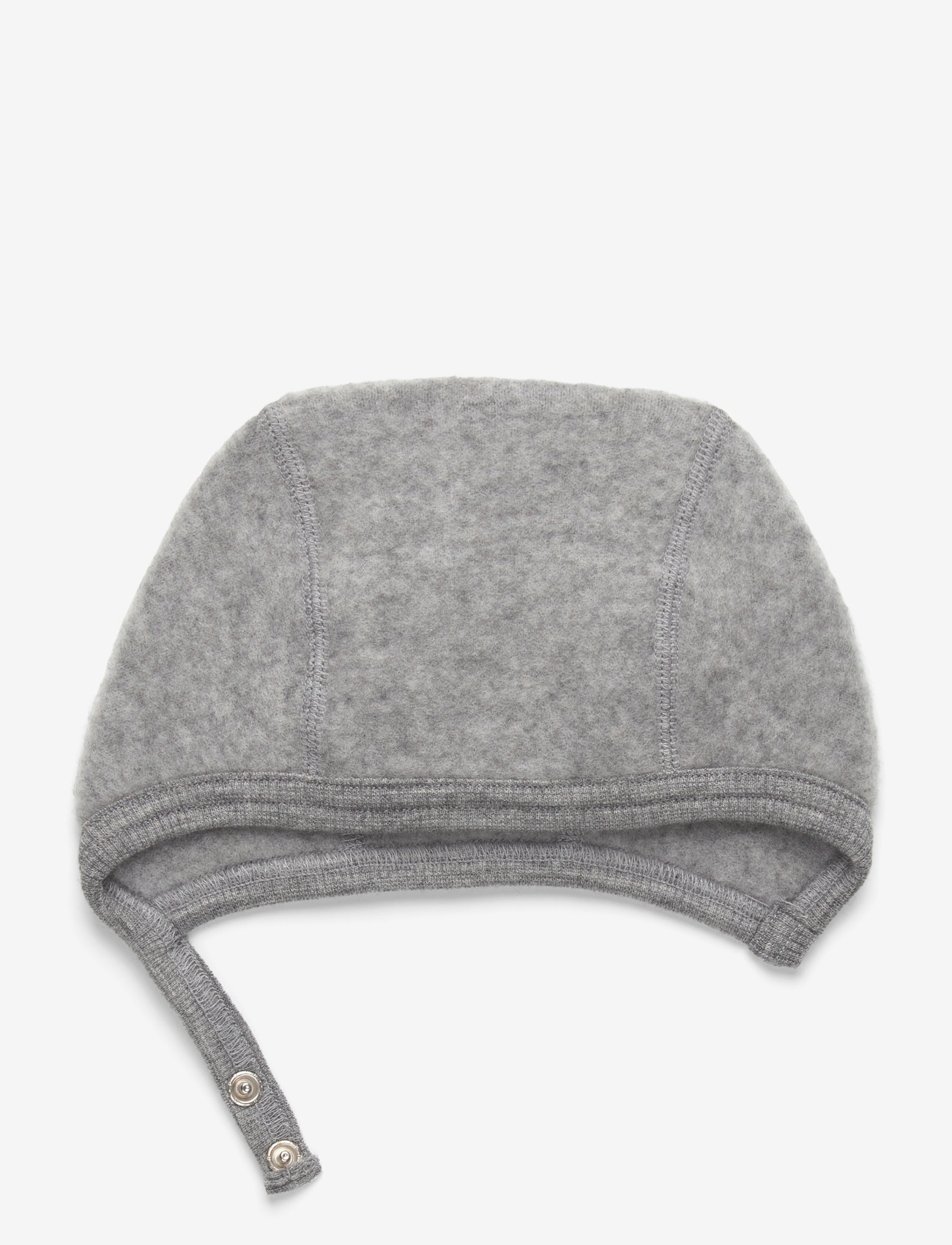 Huttelihut - Bonnet Wool Fleece - beebimütsid - medium grey melange - 0