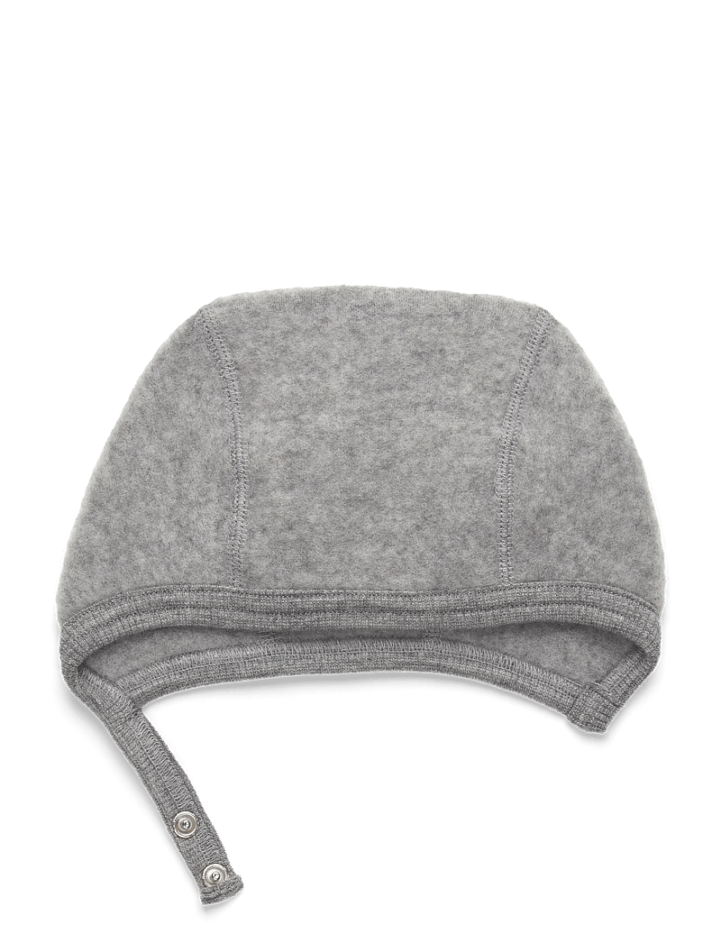 Huttelihut - Bonnet Wool Fleece - beebimütsid - medium grey melange - 0