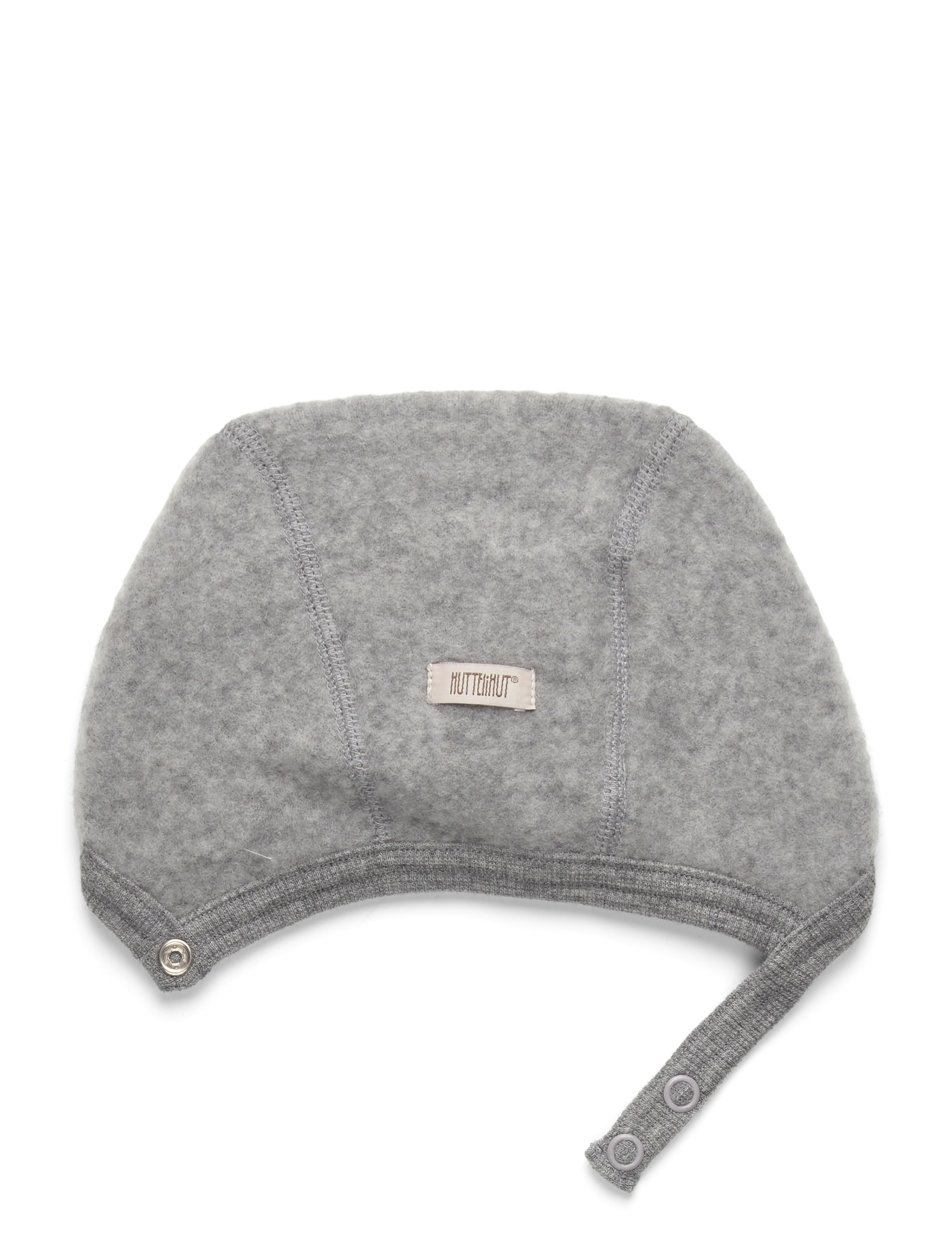 Huttelihut - Bonnet Wool Fleece - aksessuaarid - medium grey melange - 1