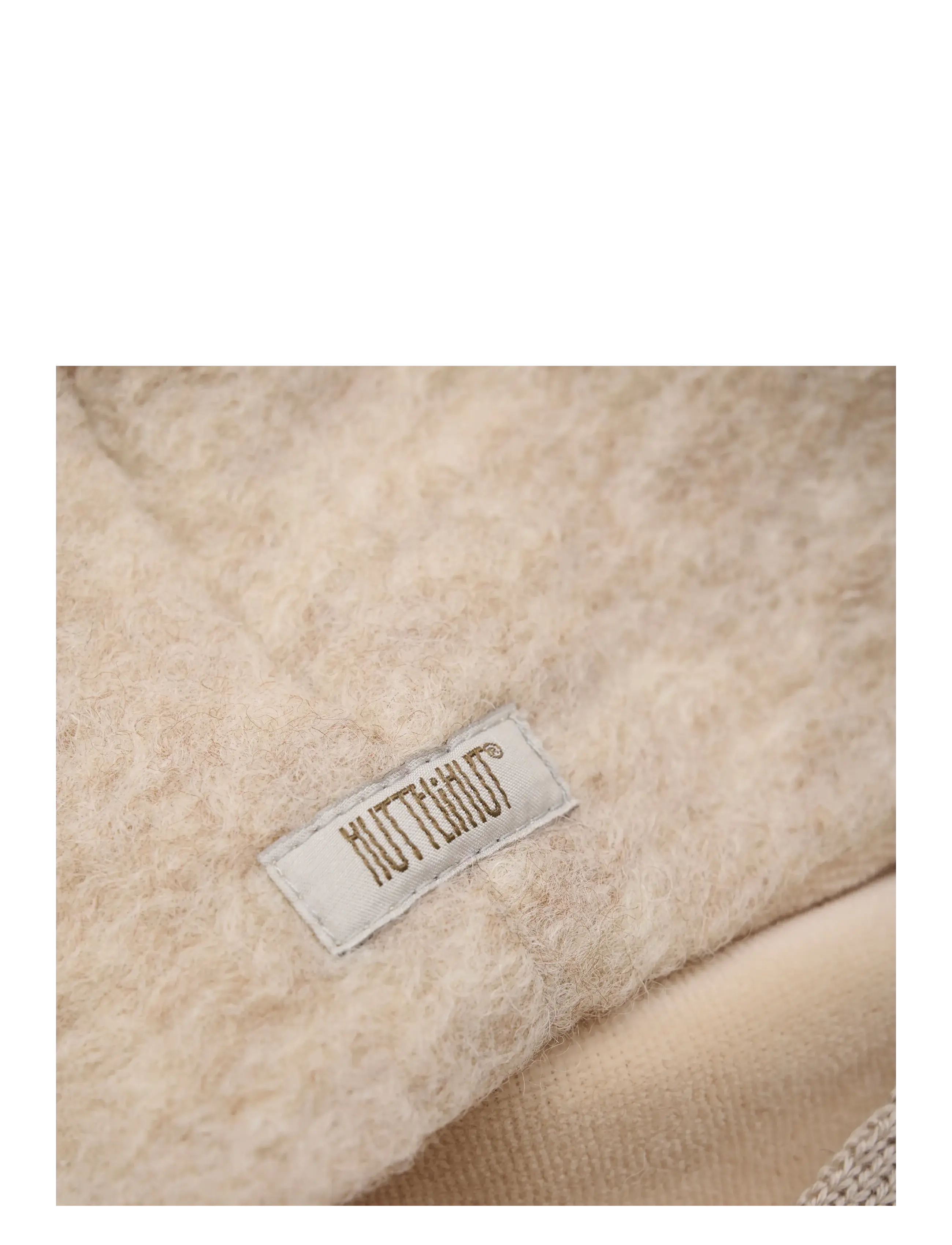 Huttelihut - Bonnet Wool Alpaca Pompom - vinteraccessoarer - camel melange - 2