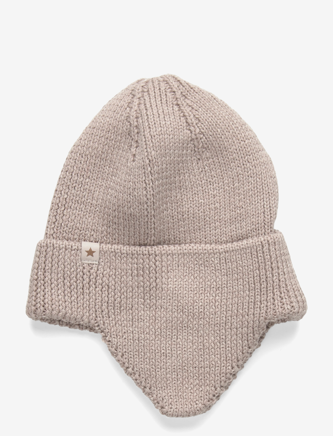 Huttelihut - Hat Wool Knit Windstop - accessories - camel melange - 0