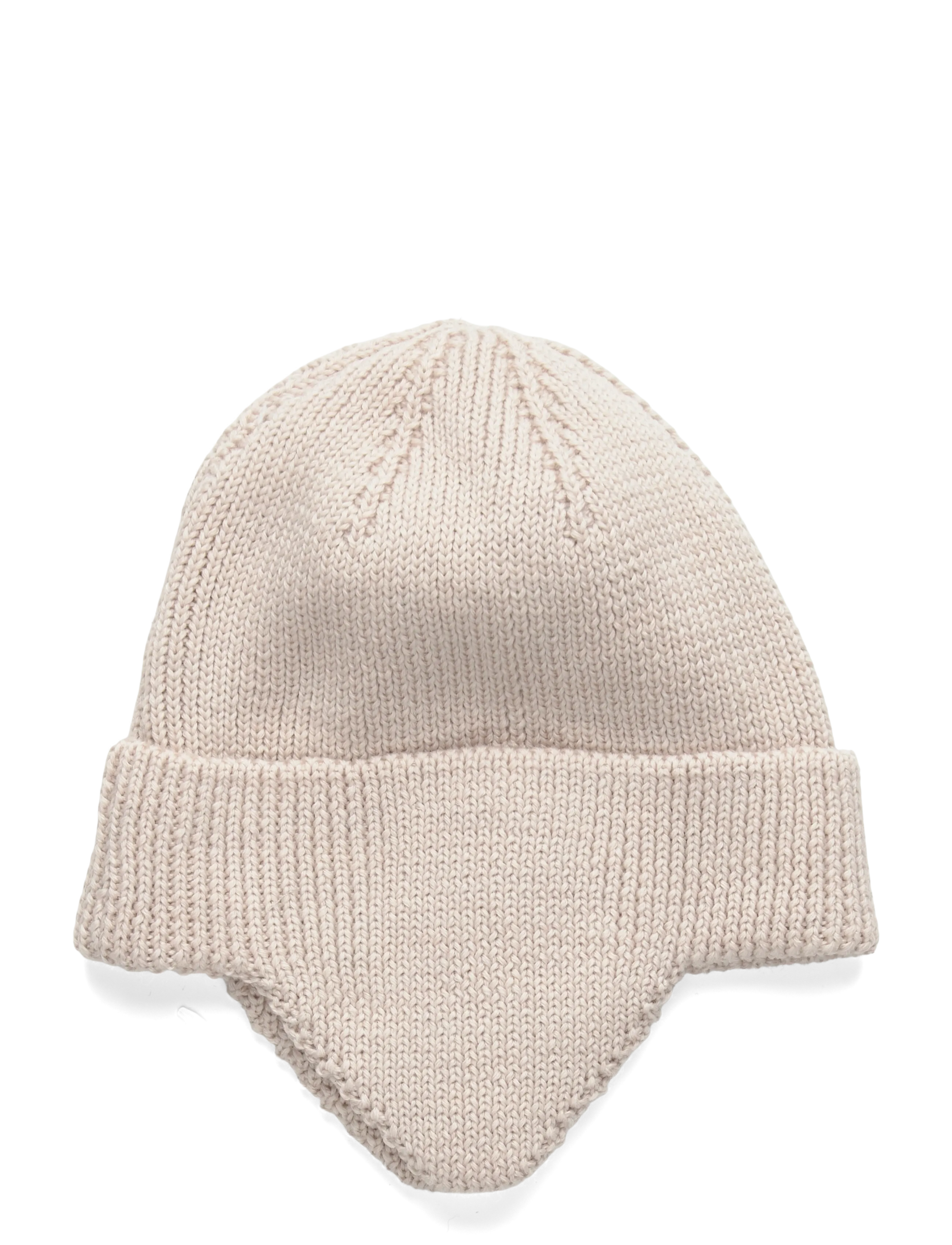 Huttelihut - Hat Wool Knit Windstop - sand melange - 1