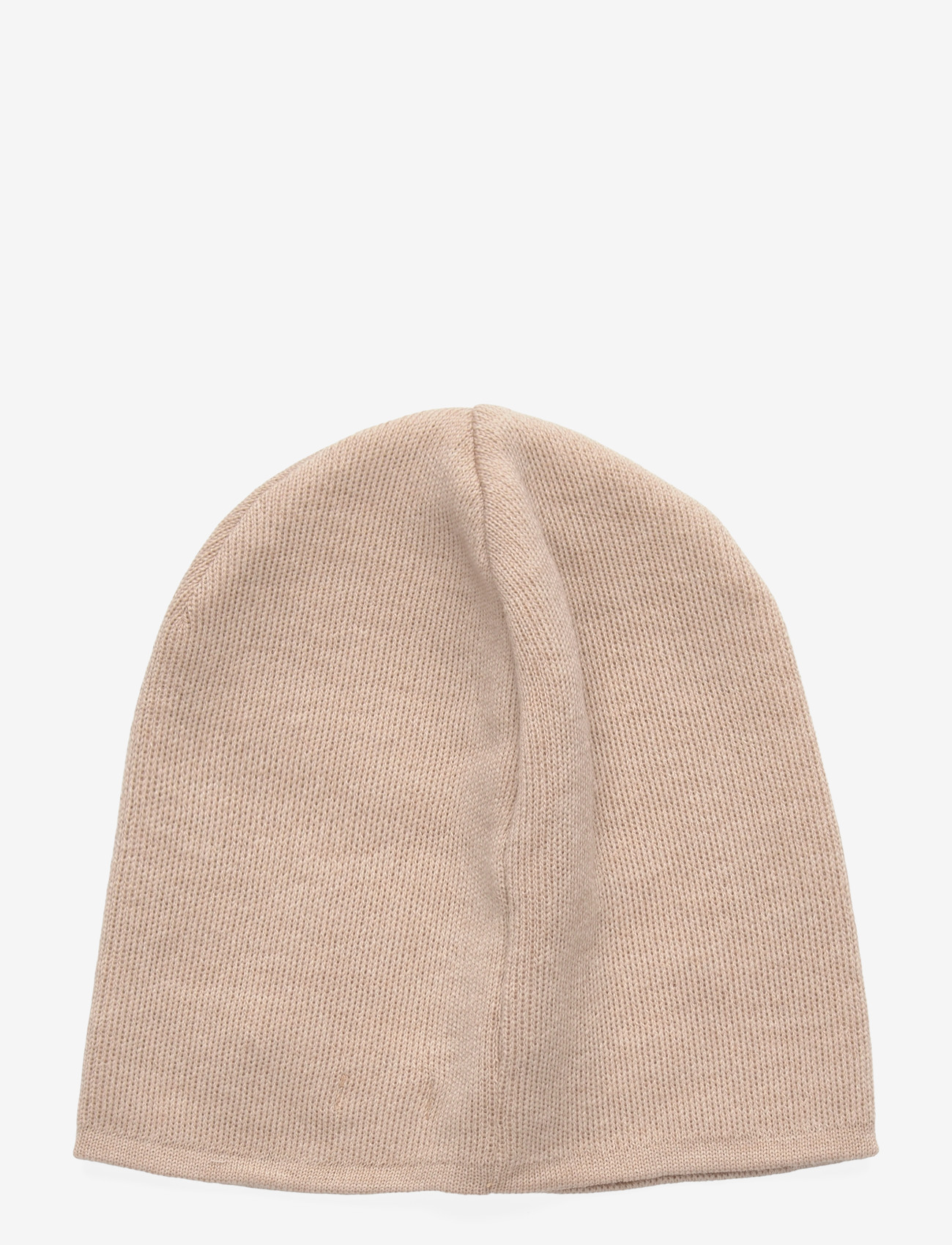 Huttelihut - Beanie Solid Wool Knit - accessoarer - sand melange - 1