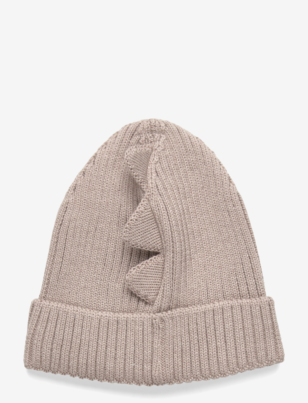 Huttelihut - Beanie Wool Knit Dino - beanies - camel melange - 1
